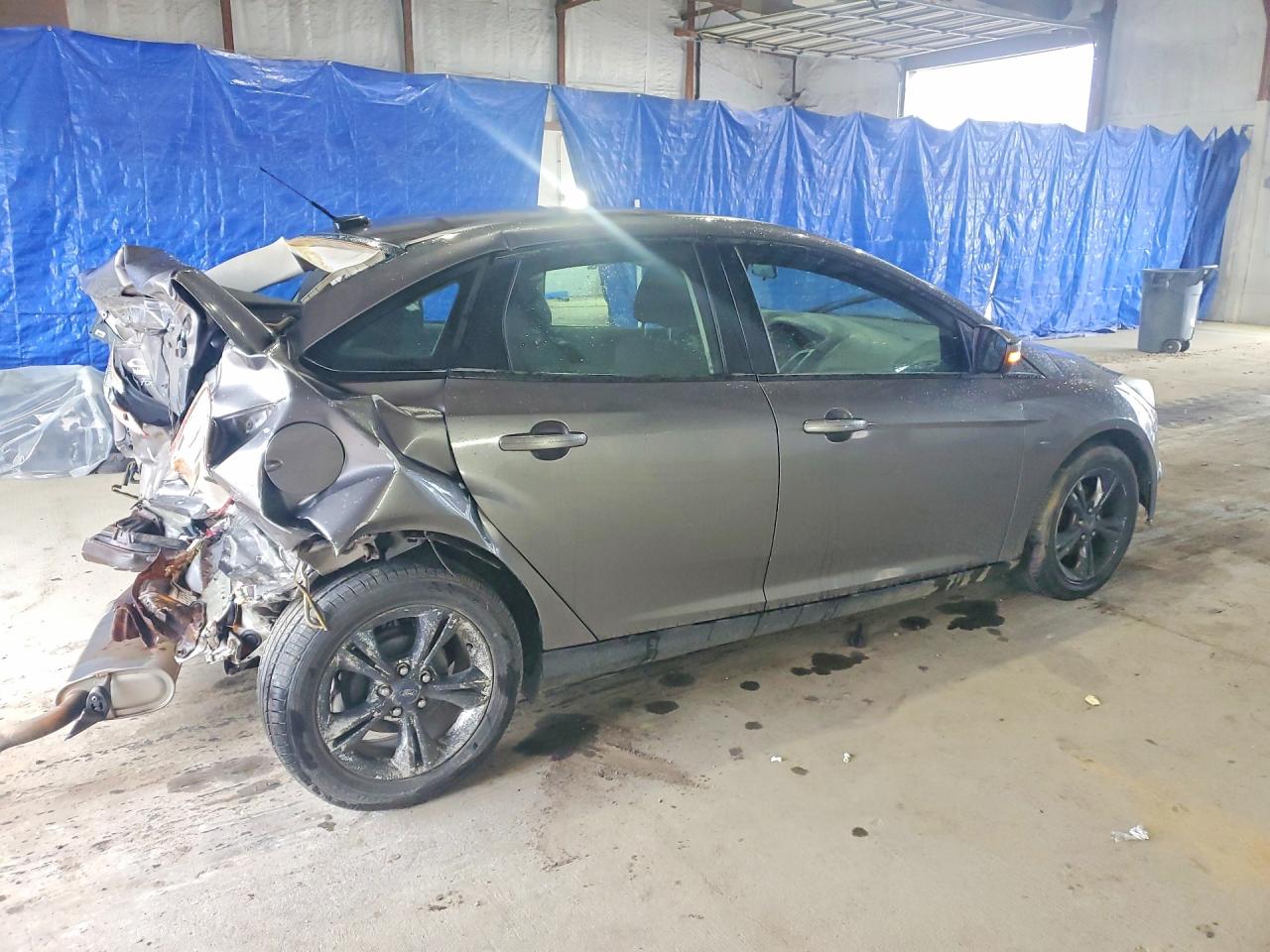 2013 Ford Focus Se Gray vin: 1FADP3F26DL333269