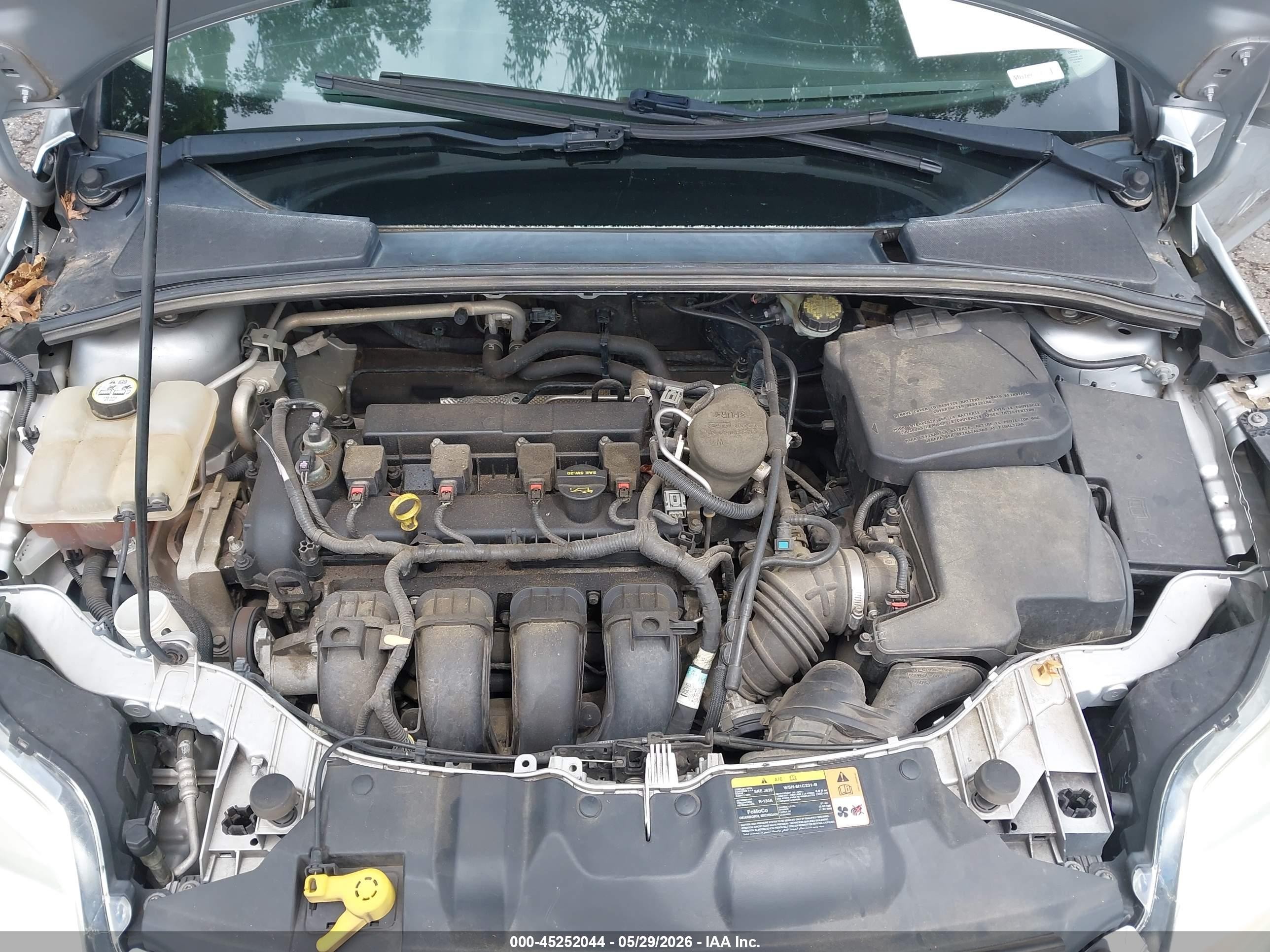 2013 Ford Focus Se Silver vin: 1FADP3F26DL340450