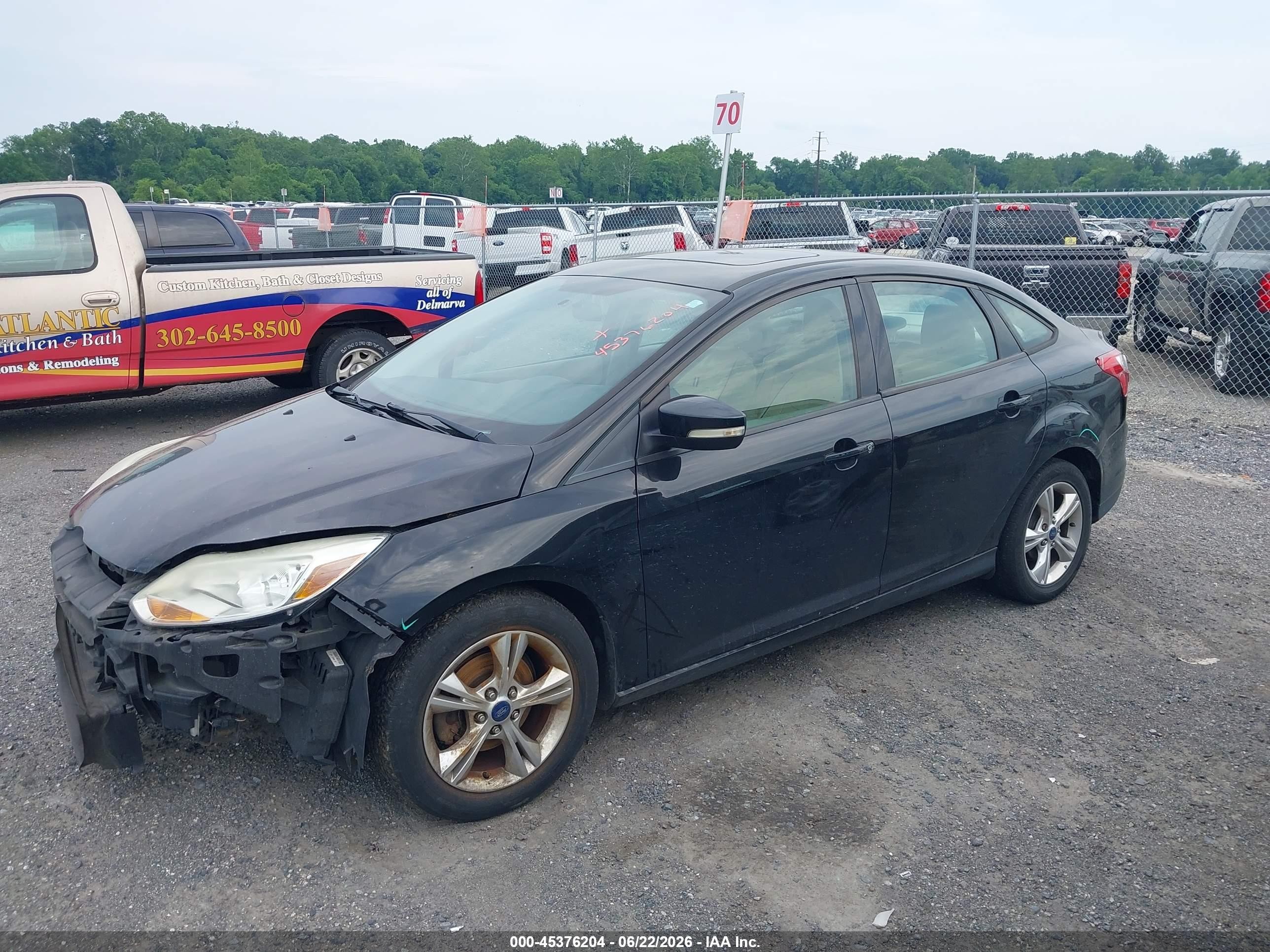 2013 Ford Focus Se Черный vin: 1FADP3F26DL343171