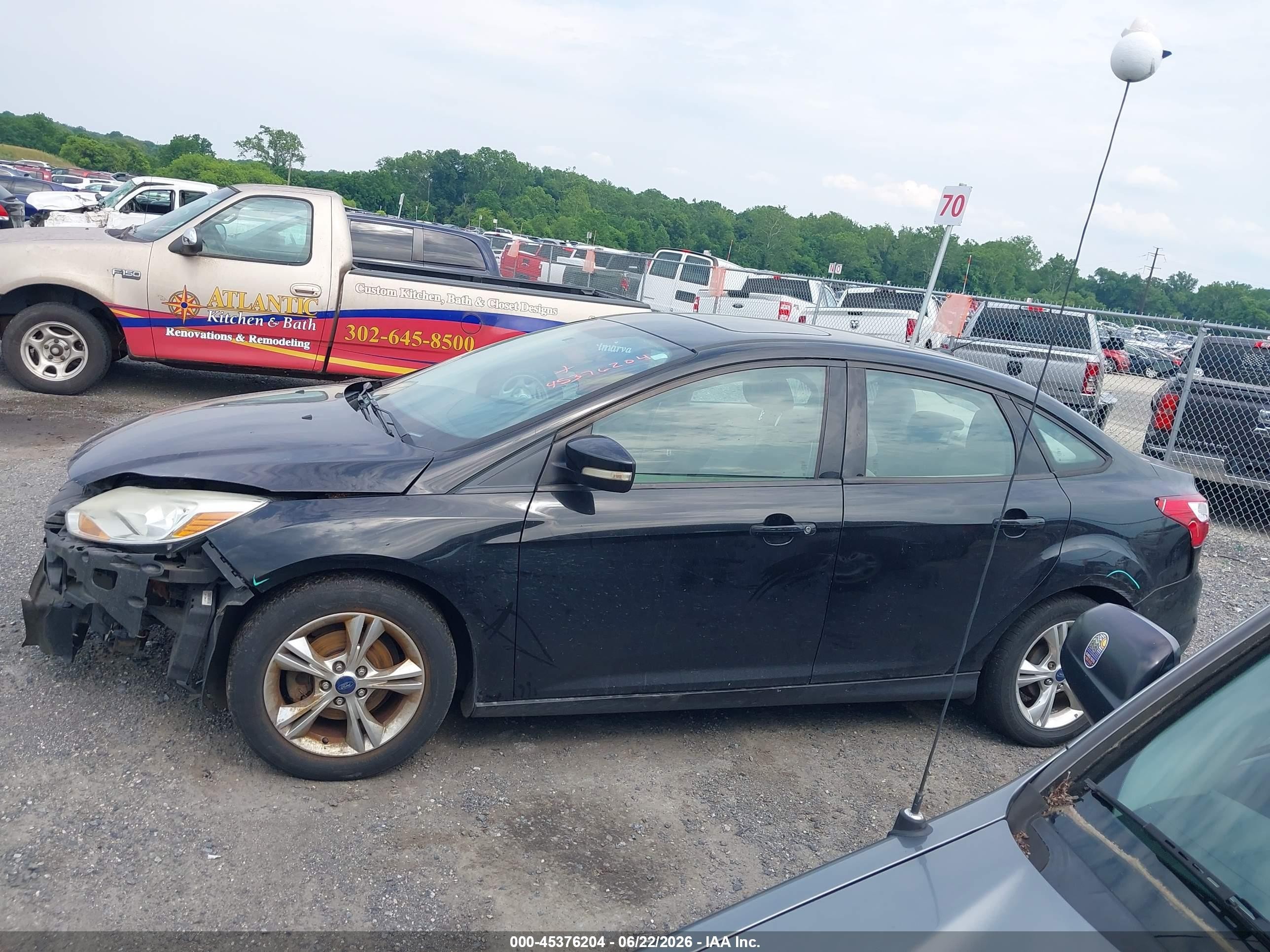 2013 Ford Focus Se Черный vin: 1FADP3F26DL343171