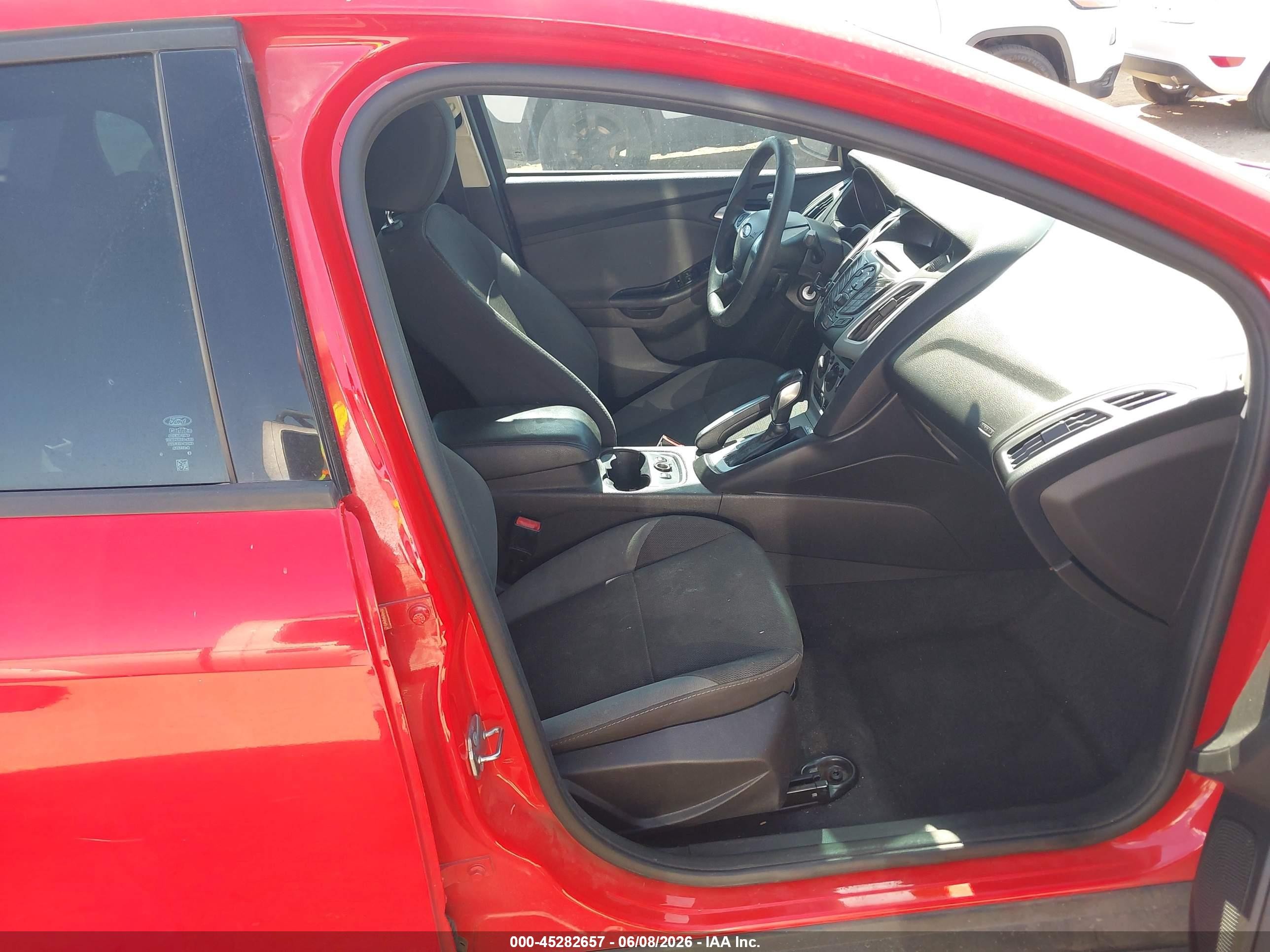 2013 Ford Focus Se Red vin: 1FADP3F26DL353702