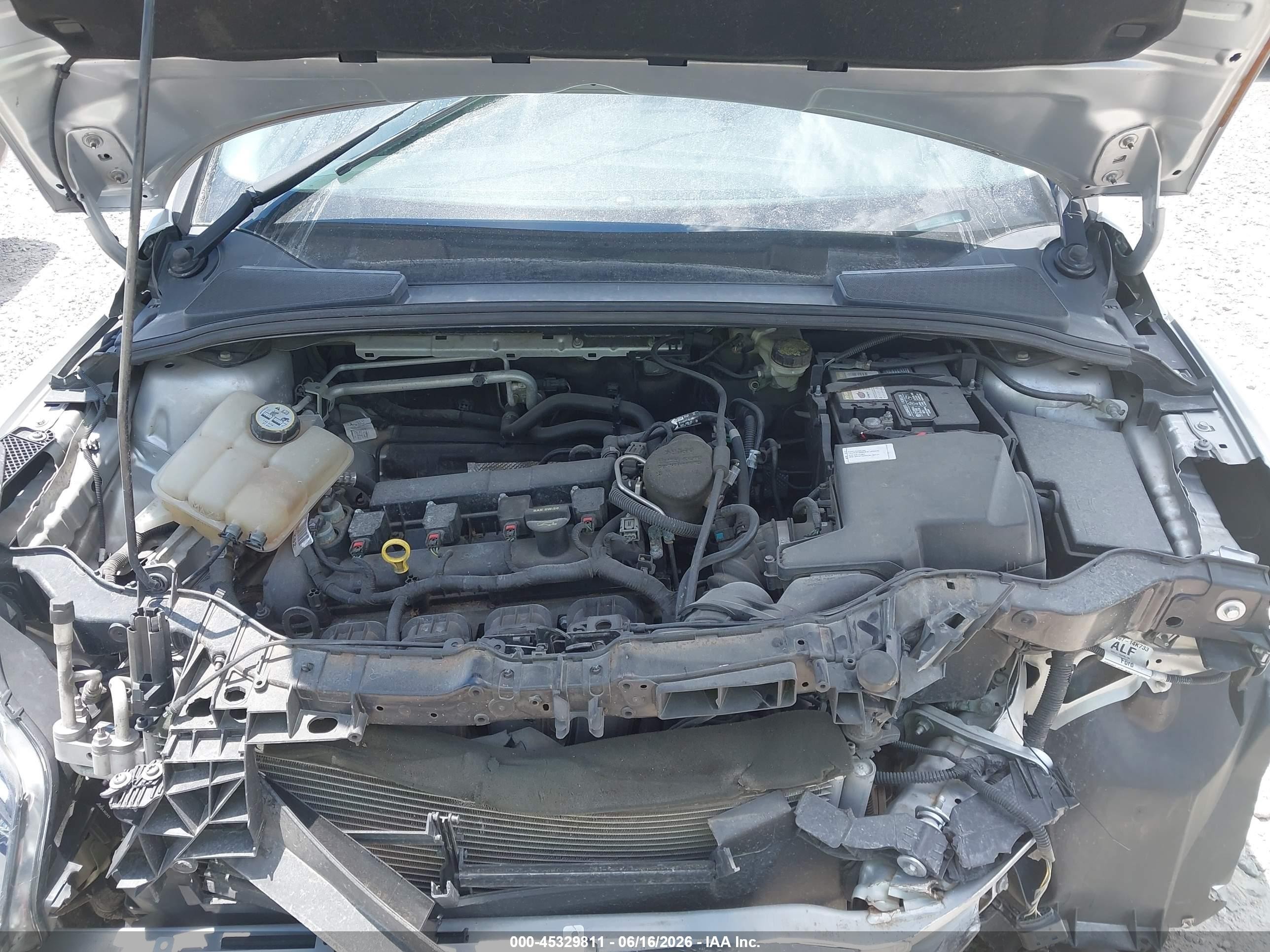 2013 Ford Focus Se Silver vin: 1FADP3F26DL353747