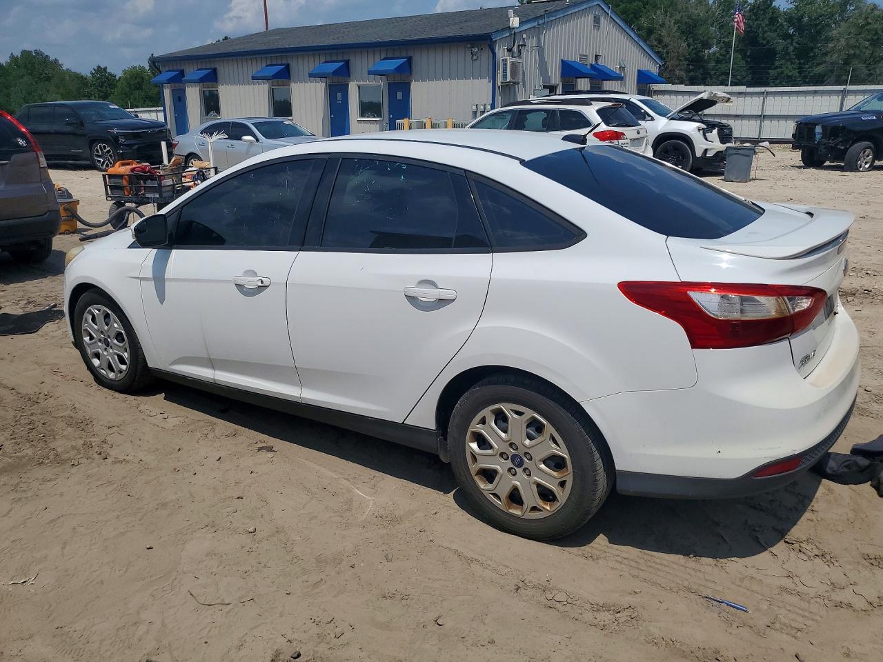 2013 Ford Focus Se White vin: 1FADP3F26DL353988