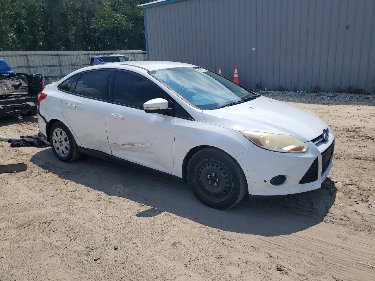 2013 Ford Focus Se White vin: 1FADP3F26DL353988