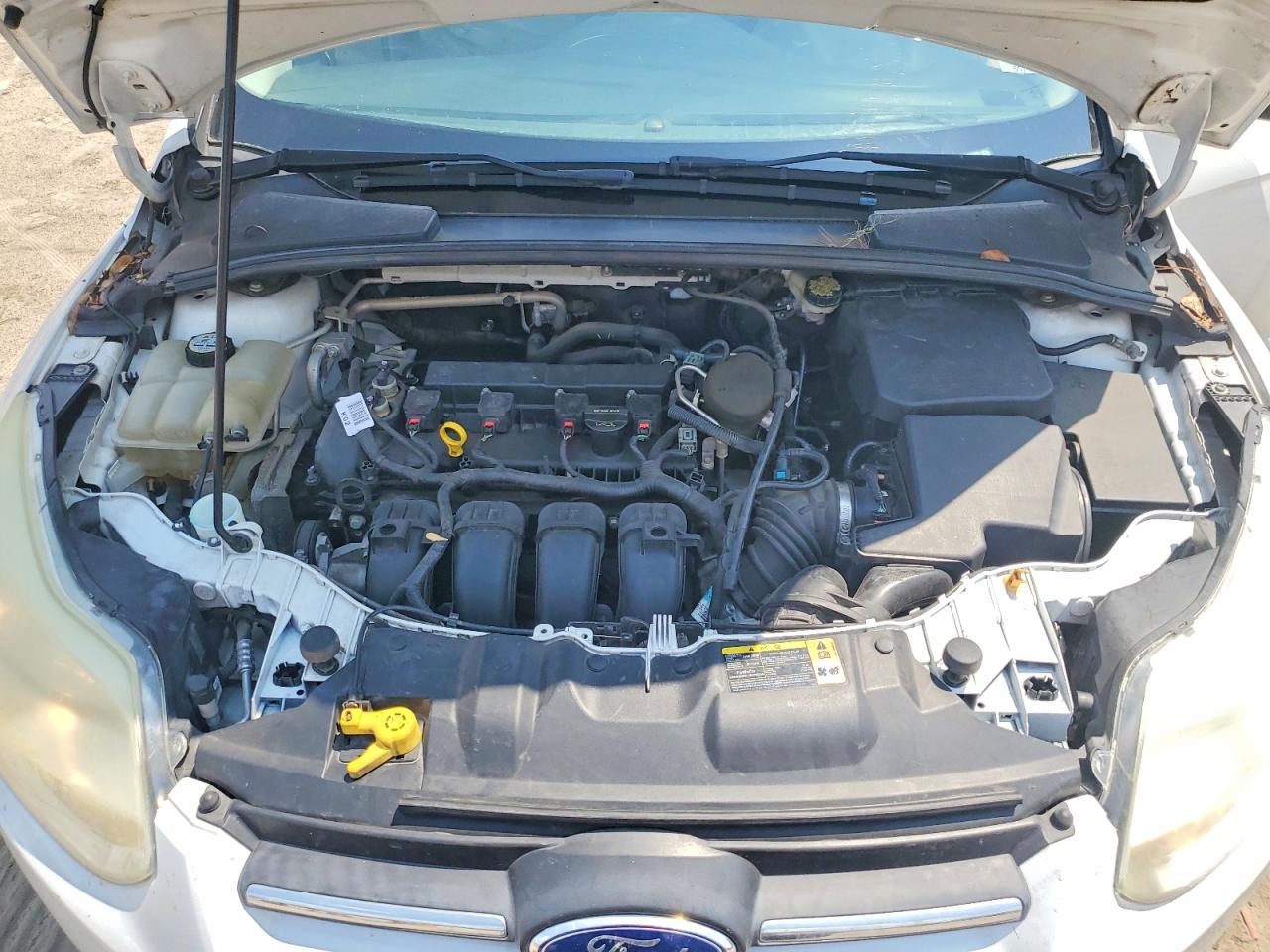 2013 Ford Focus Se White vin: 1FADP3F26DL353988