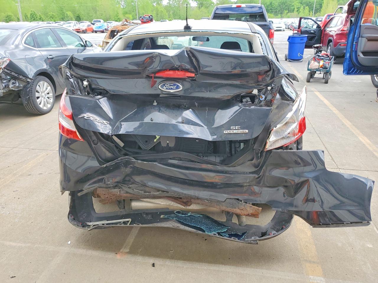 2013 Ford Focus Se Black vin: 1FADP3F26DL371665