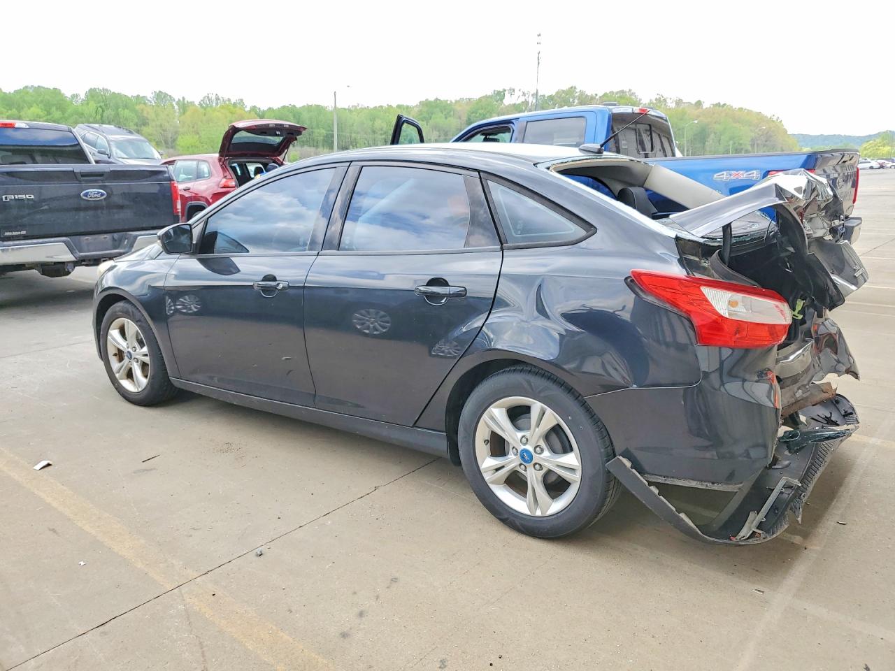 2013 Ford Focus Se Black vin: 1FADP3F26DL371665