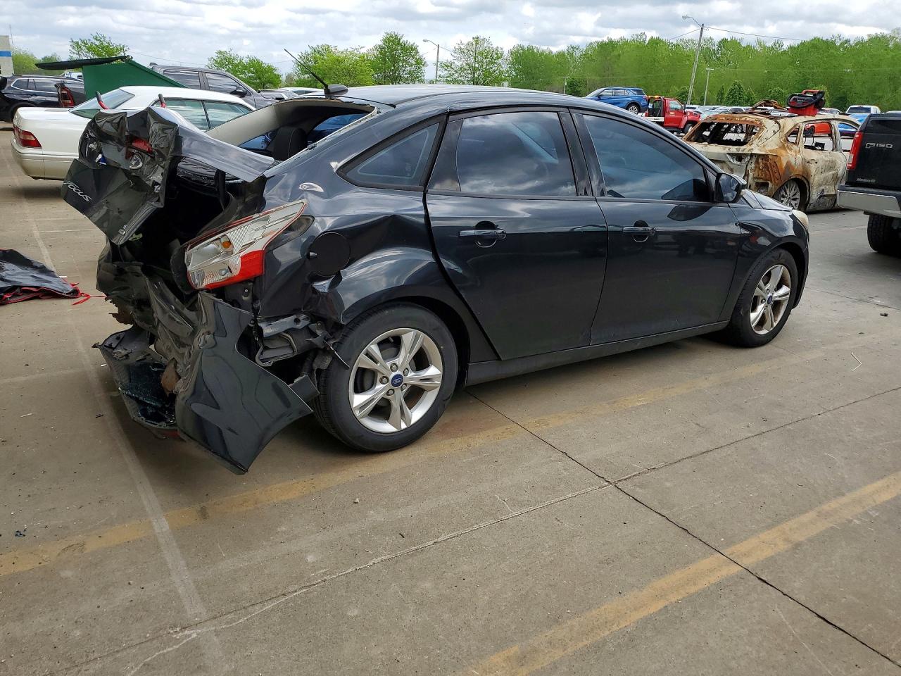 2013 Ford Focus Se Black vin: 1FADP3F26DL371665
