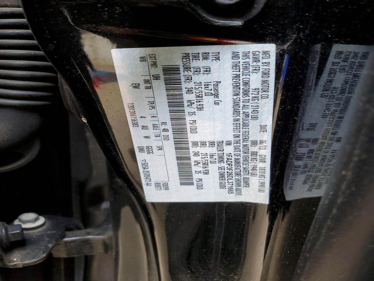 2013 Ford Focus Se Black vin: 1FADP3F26DL371665