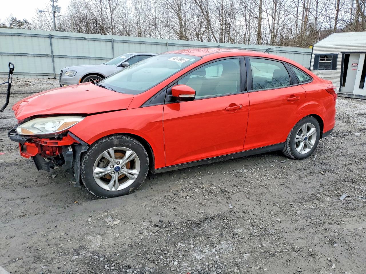 2014 Ford Focus Se Red vin: 1FADP3F26EL106598