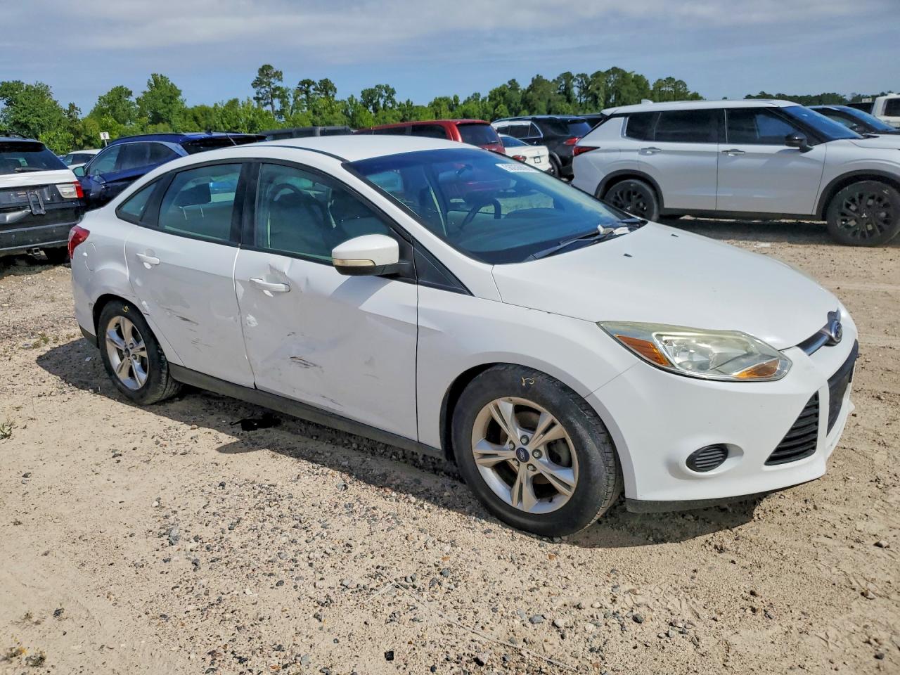 2014 Ford Focus Se White vin: 1FADP3F26EL109761