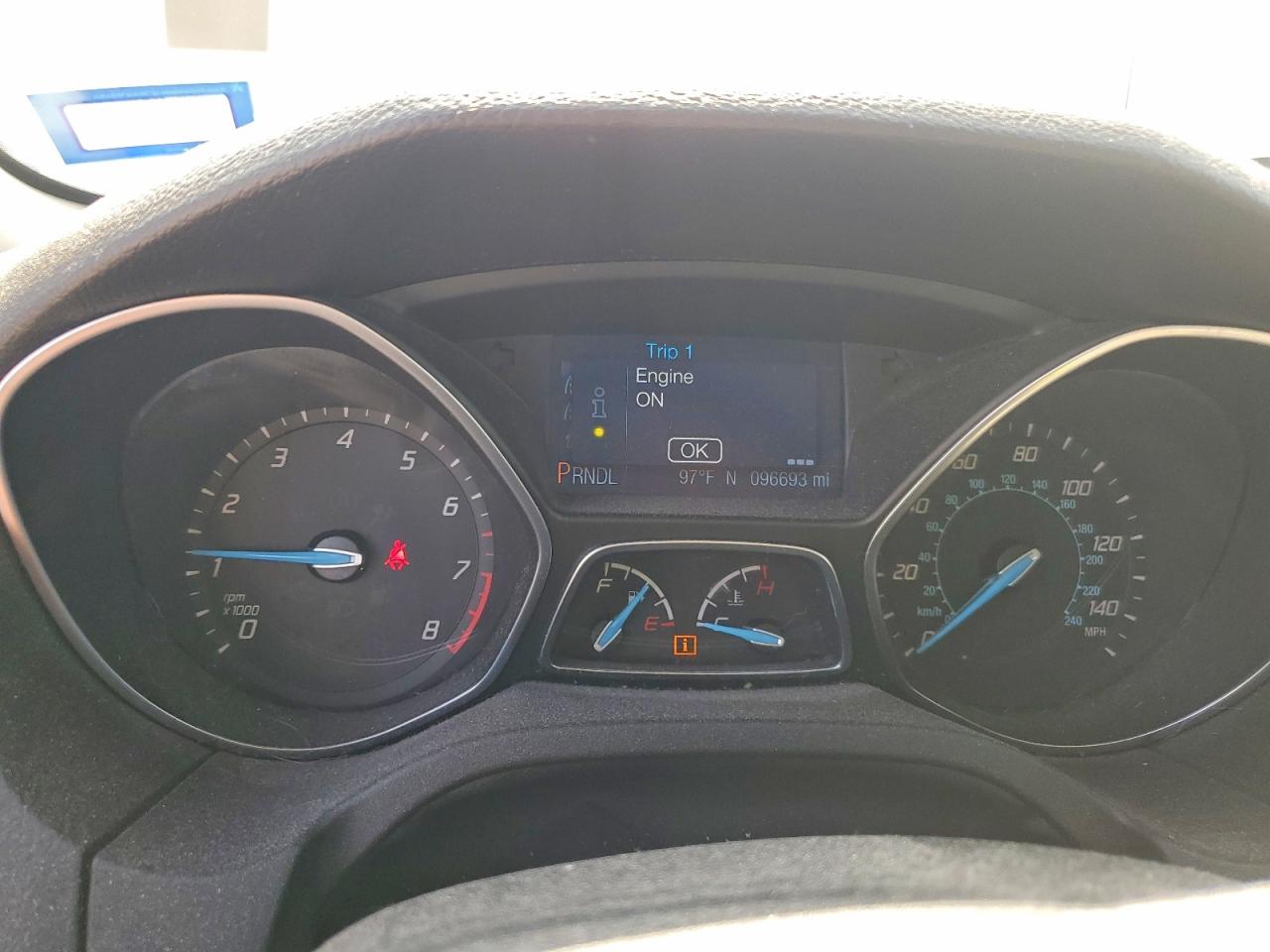 2014 Ford Focus Se White vin: 1FADP3F26EL109761