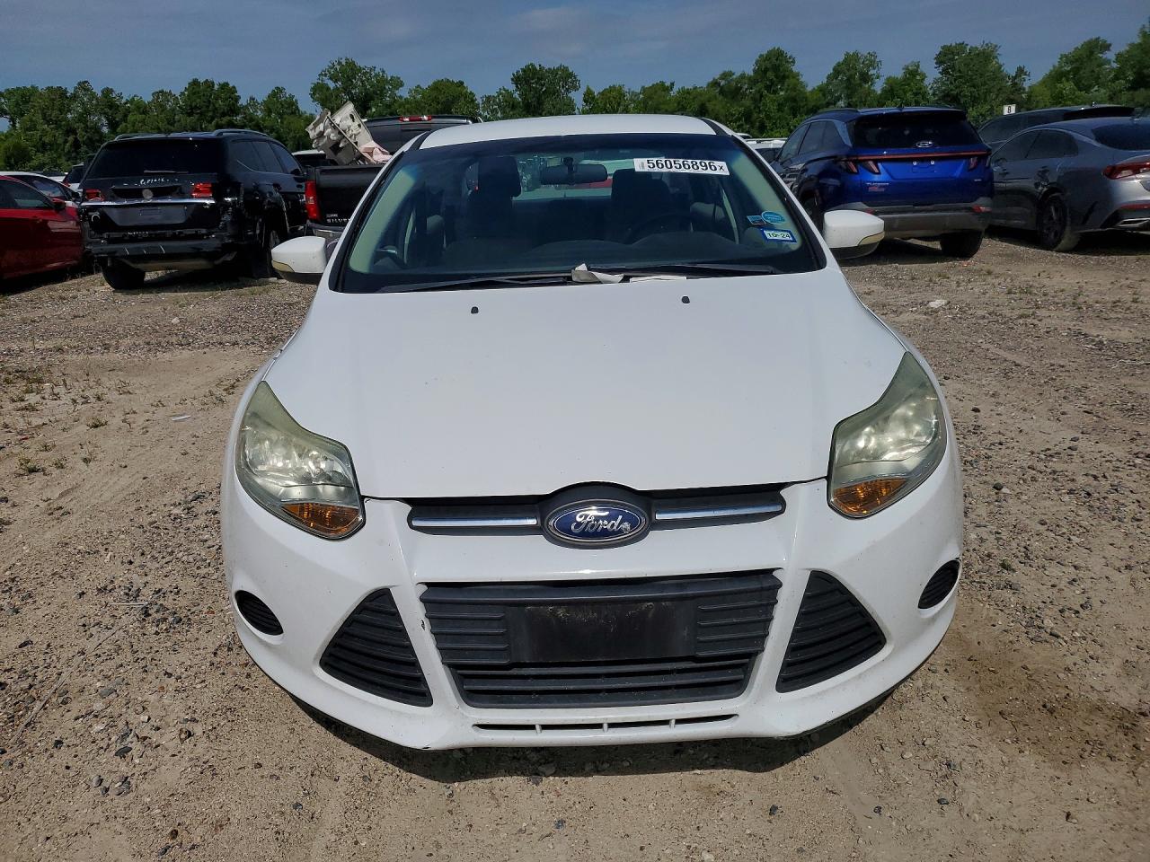 2014 Ford Focus Se White vin: 1FADP3F26EL109761