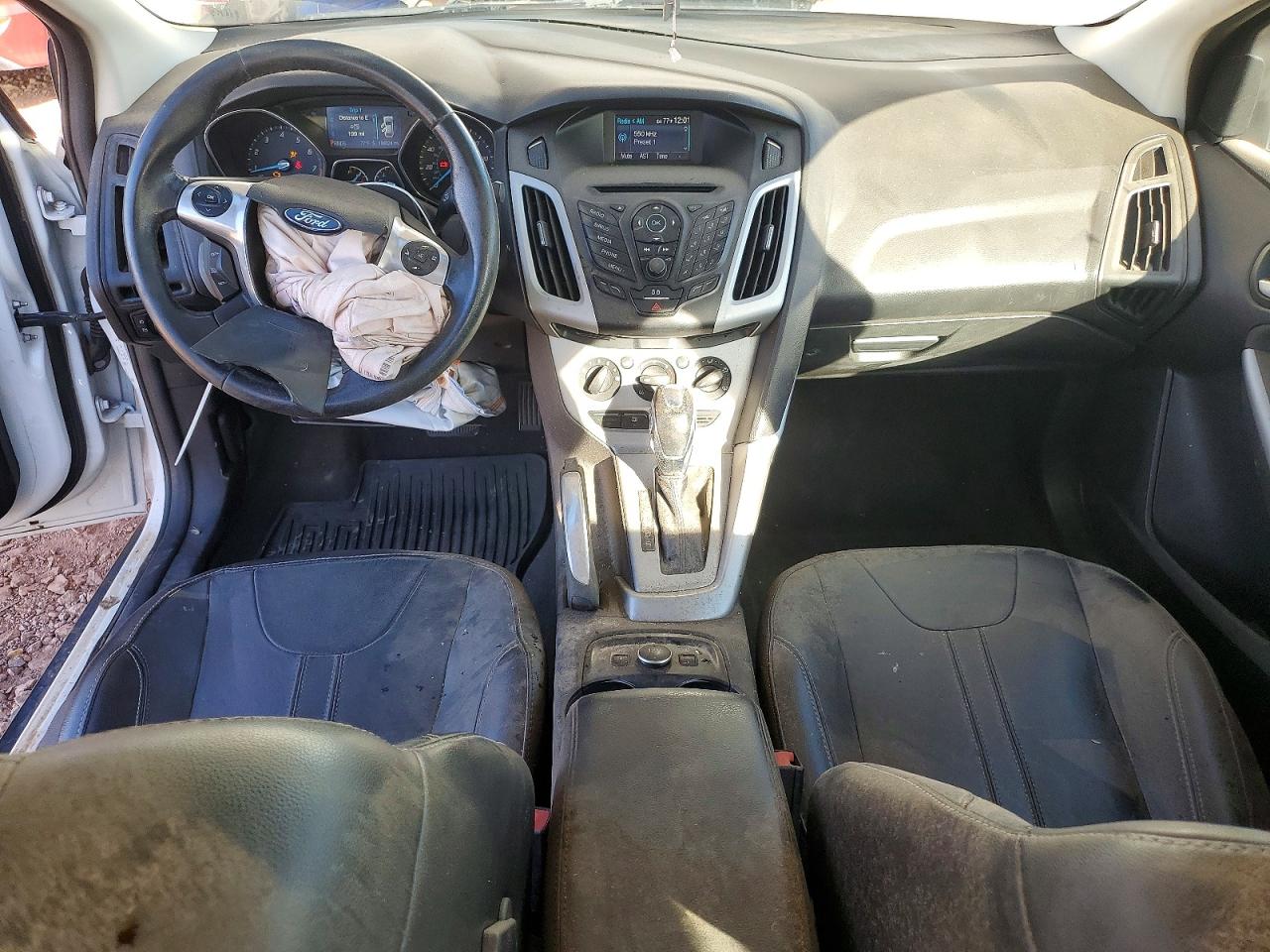 2014 Ford Focus Se White vin: 1FADP3F26EL109792