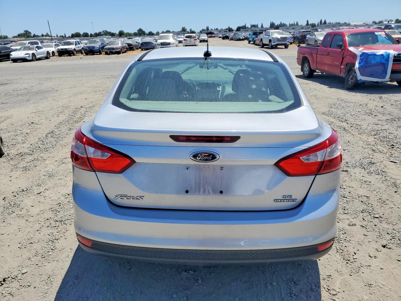 2014 Ford Focus Se Silver vin: 1FADP3F26EL124146