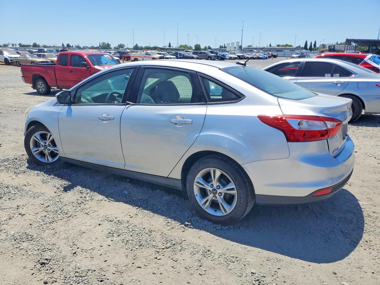 2014 Ford Focus Se Silver vin: 1FADP3F26EL124146