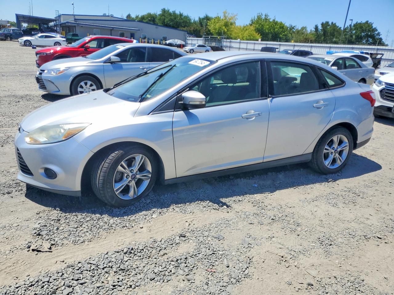 2014 Ford Focus Se Silver vin: 1FADP3F26EL124146