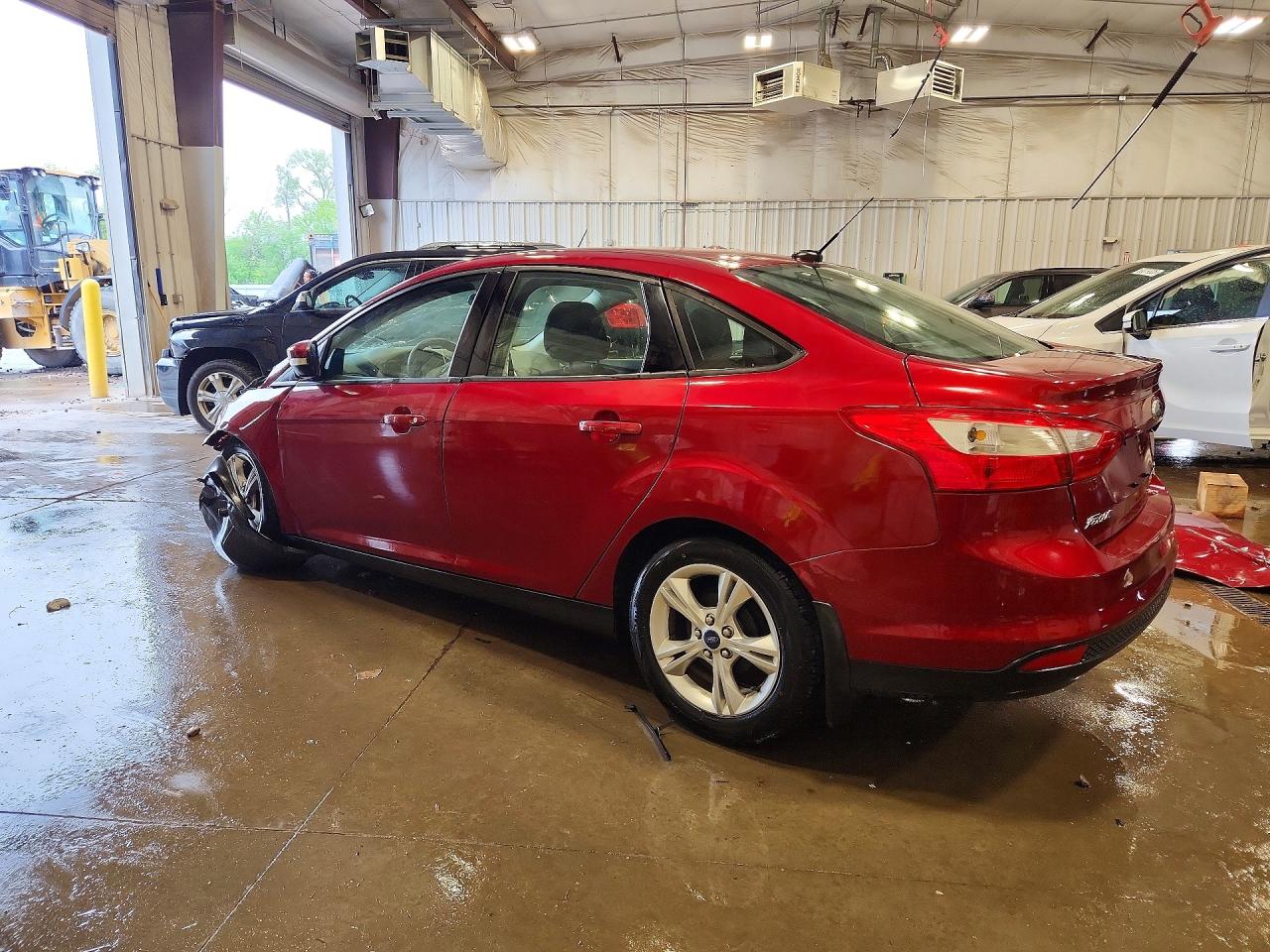 2014 Ford Focus Se Silver vin: 1FADP3F26EL136216