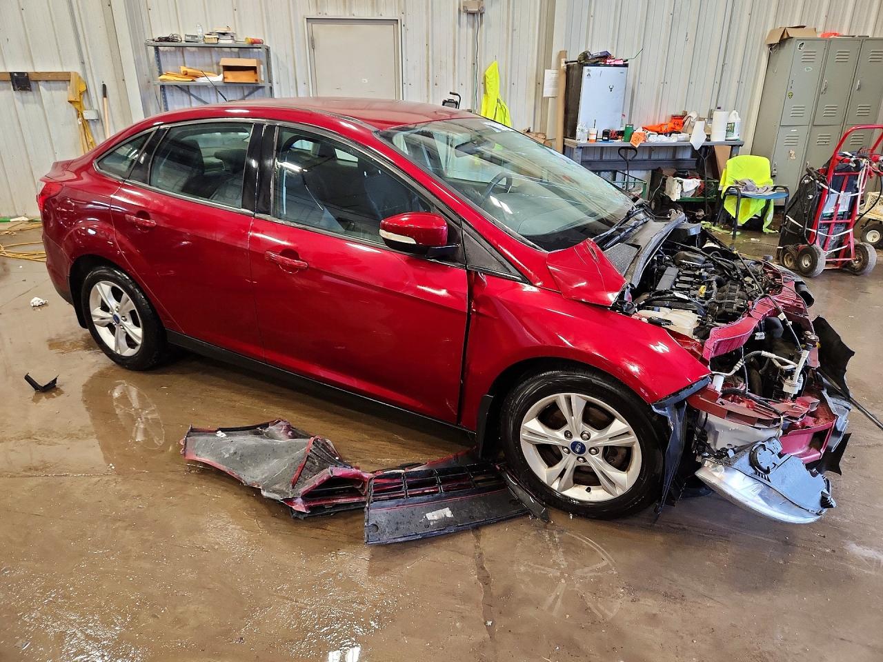 2014 Ford Focus Se Silver vin: 1FADP3F26EL136216