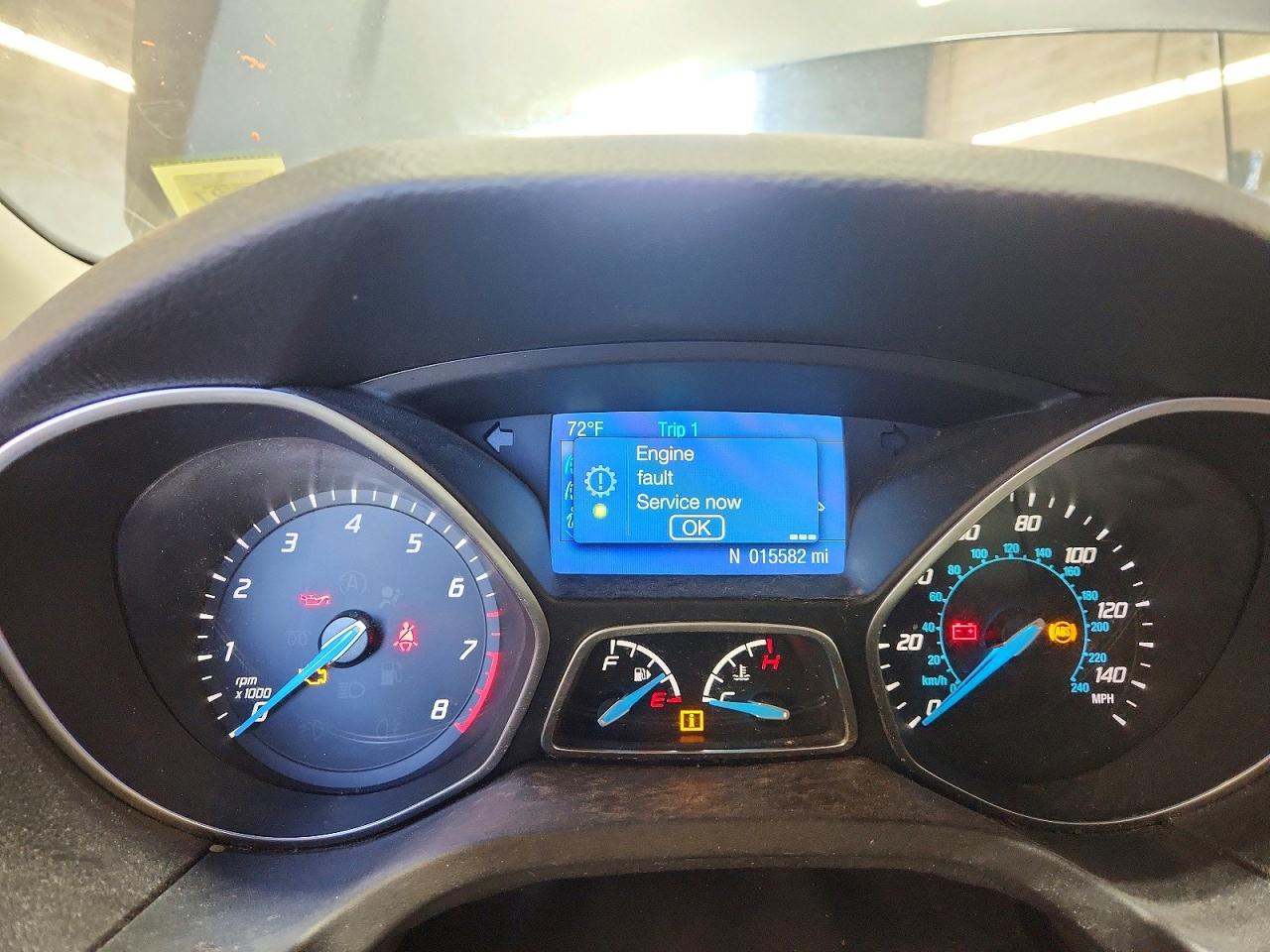2014 Ford Focus Se Gray vin: 1FADP3F26EL142727