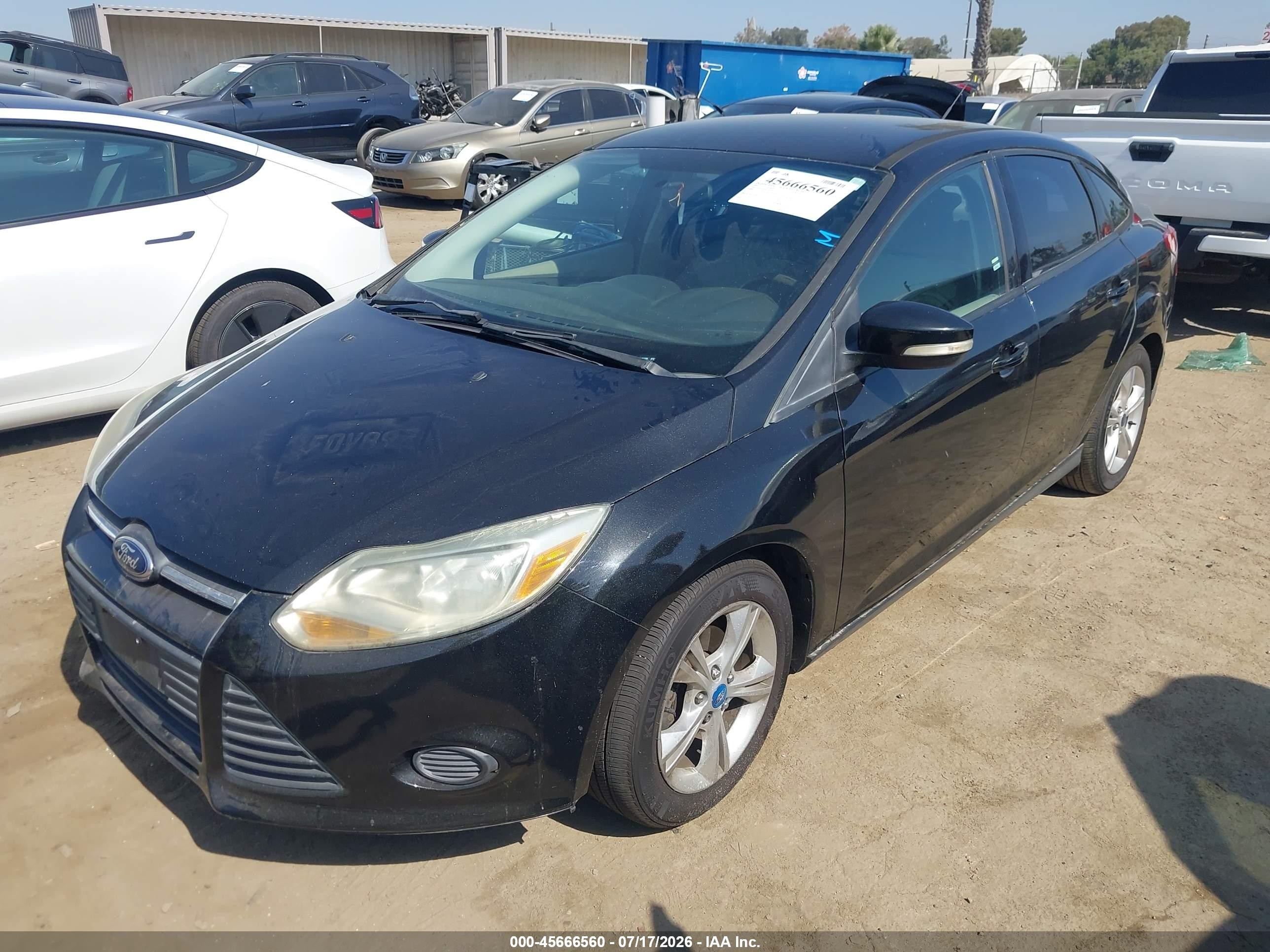 2014 Ford Focus Se Серый vin: 1FADP3F26EL149709