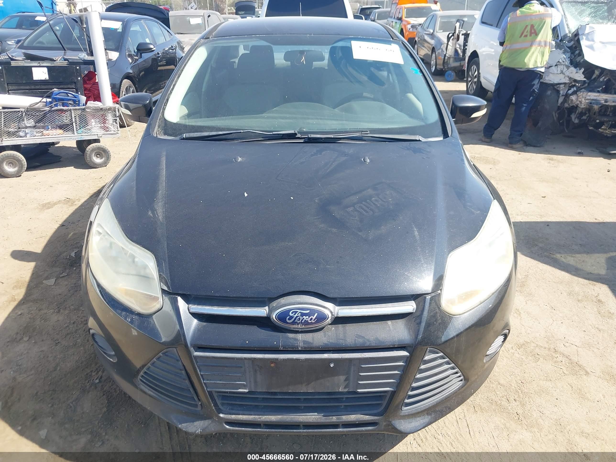 2014 Ford Focus Se Серый vin: 1FADP3F26EL149709