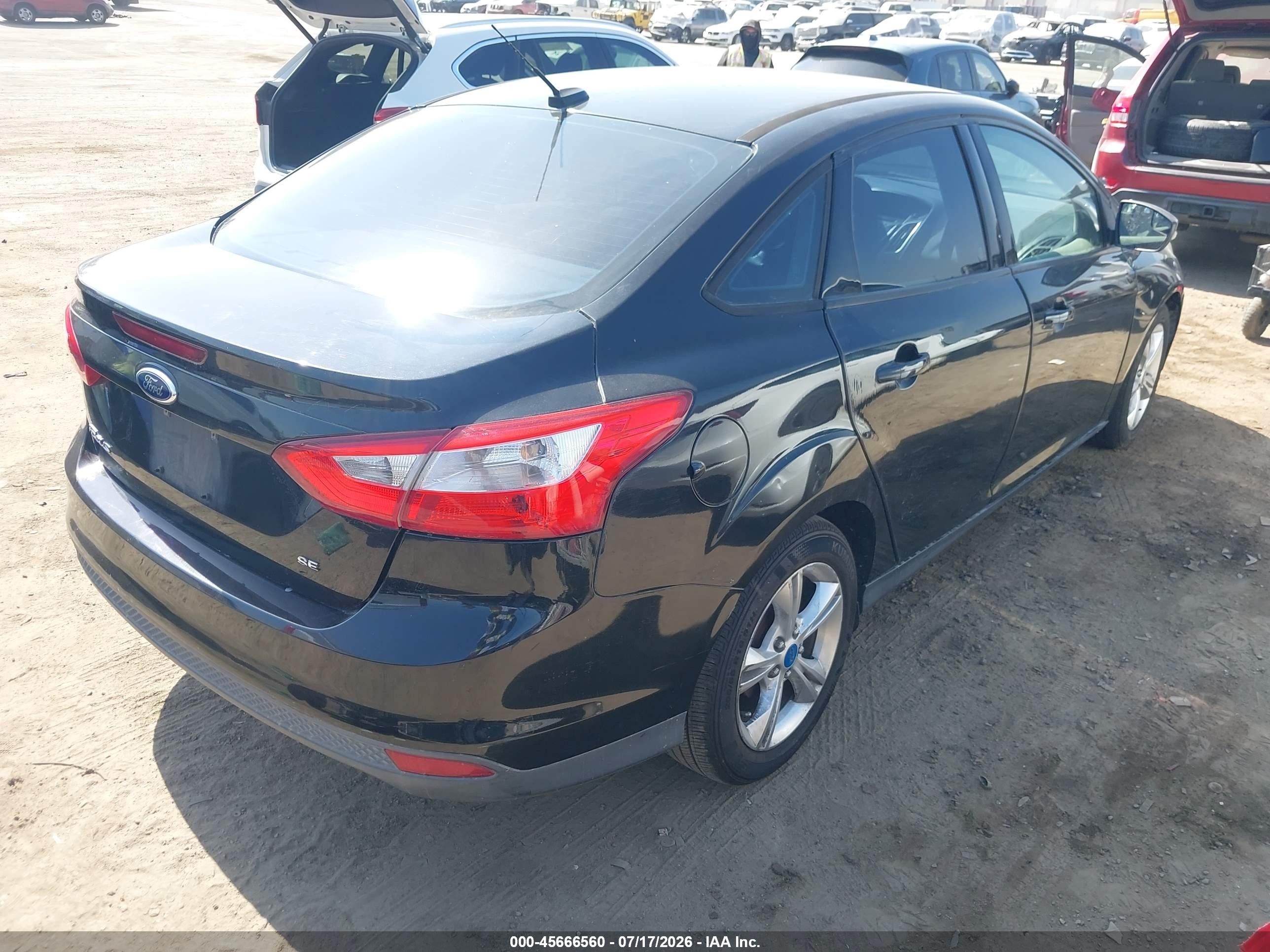 2014 Ford Focus Se Серый vin: 1FADP3F26EL149709