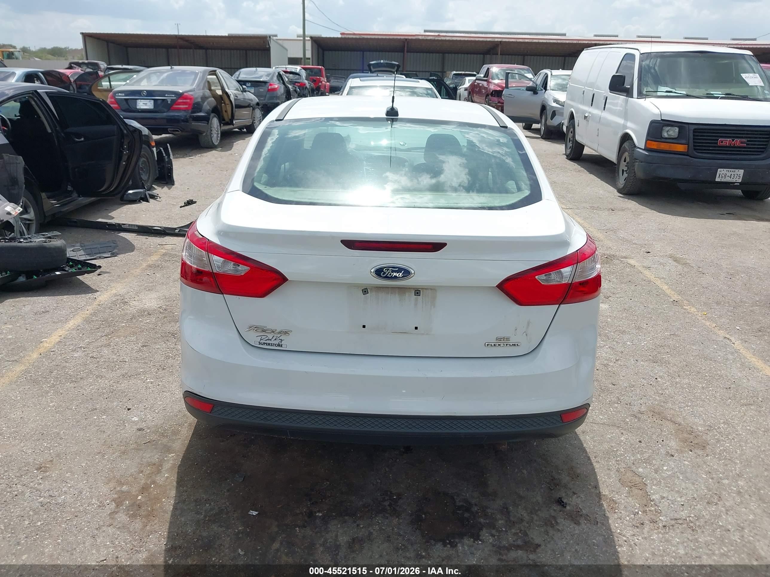 2014 Ford Focus Se Белый vin: 1FADP3F26EL163111