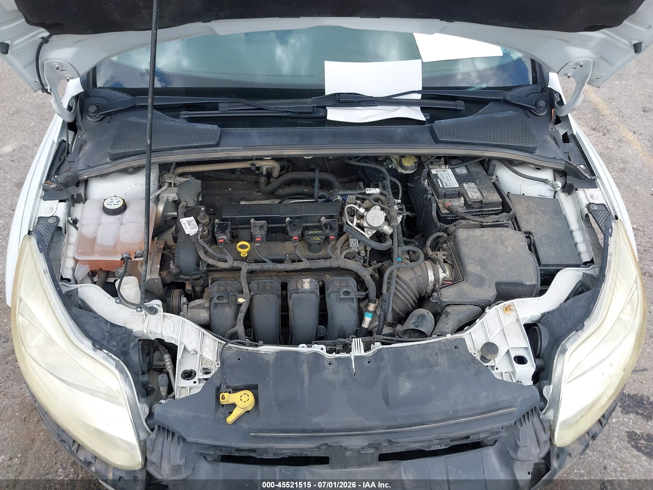 2014 Ford Focus Se Белый vin: 1FADP3F26EL163111