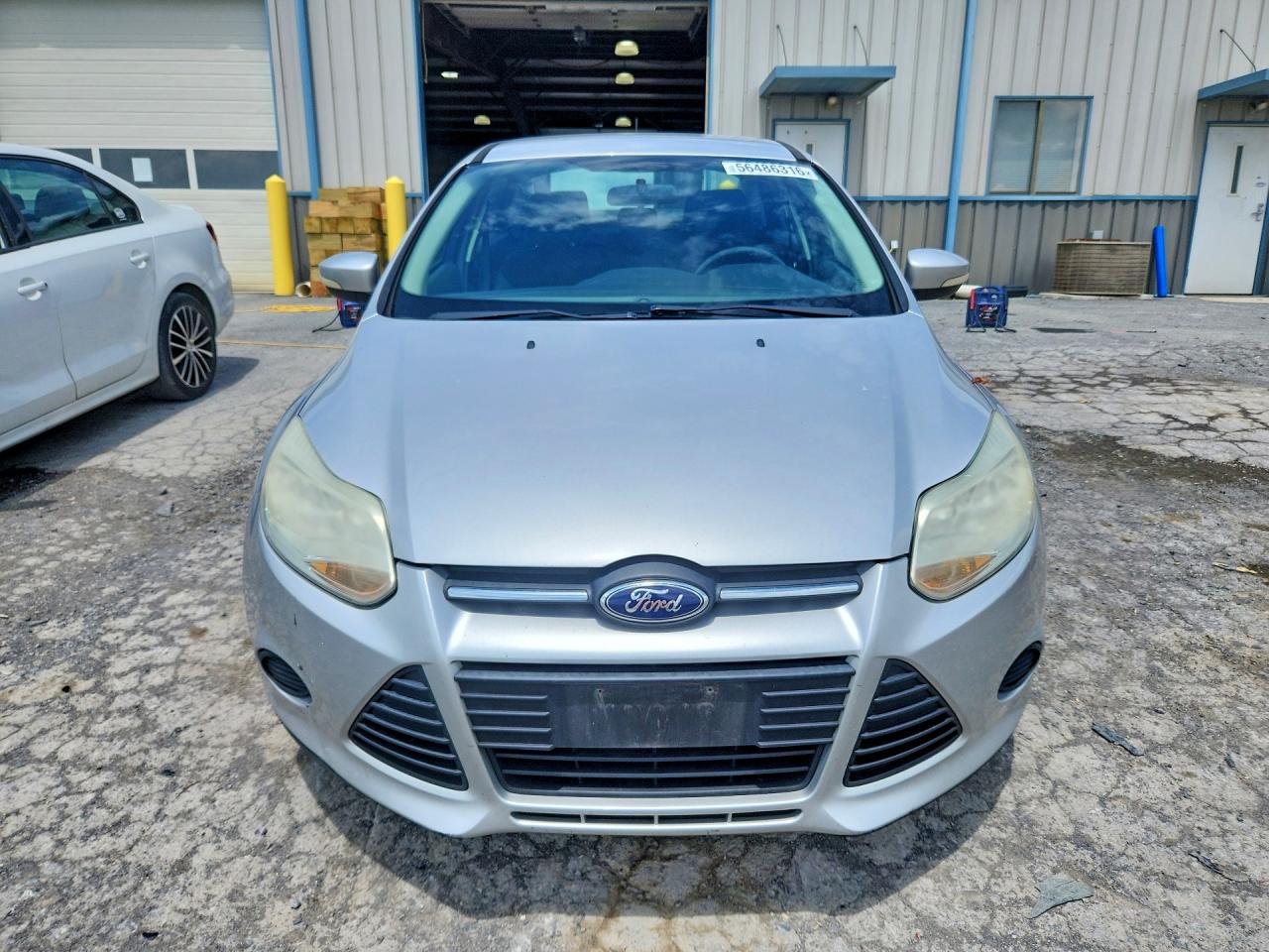 2014 Ford Focus Se Серебряный vin: 1FADP3F26EL173346