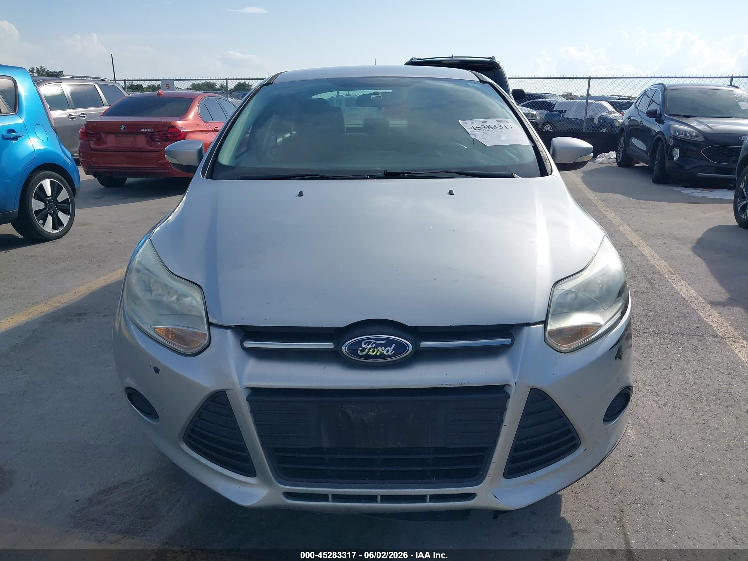 2014 Ford Focus Se Silver vin: 1FADP3F26EL183441