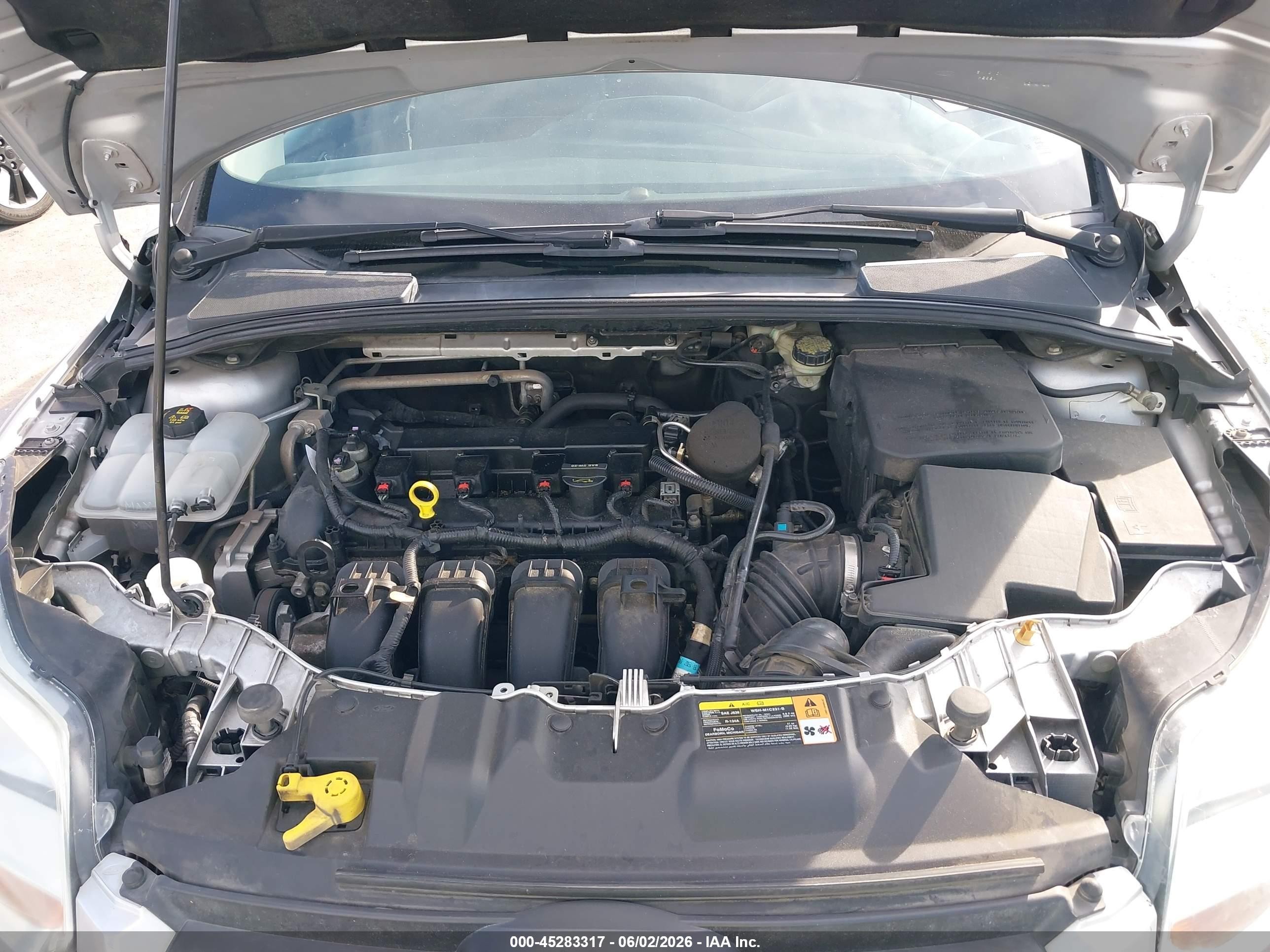 2014 Ford Focus Se Silver vin: 1FADP3F26EL183441