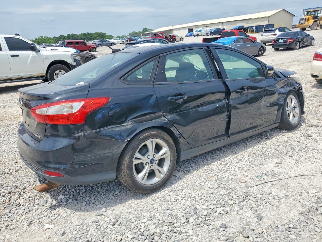 2014 Ford Focus Se Black vin: 1FADP3F26EL195394