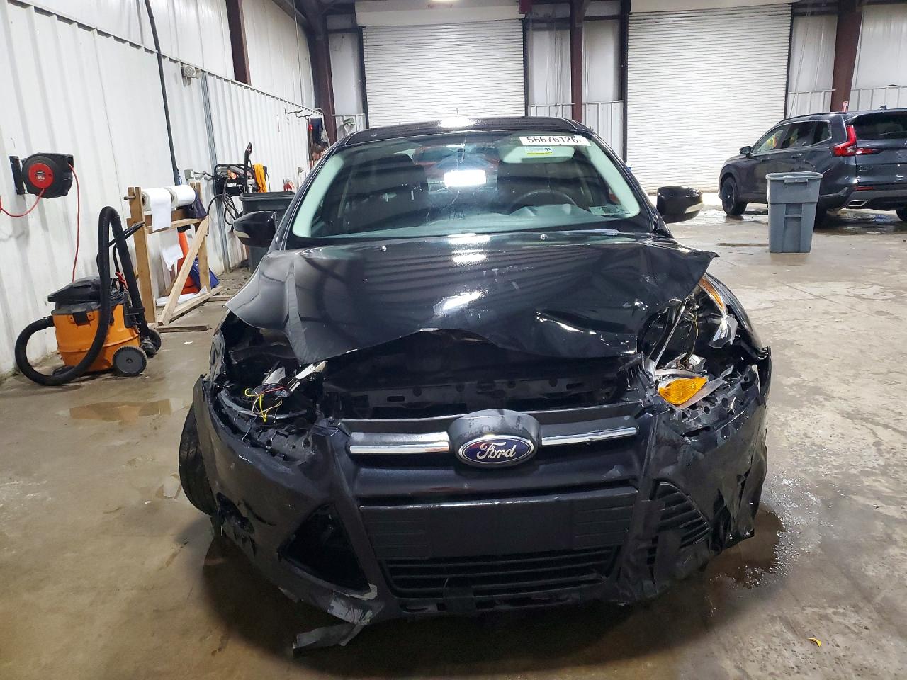 2014 Ford Focus Se Black vin: 1FADP3F26EL217250