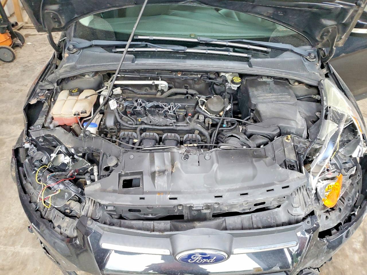 2014 Ford Focus Se Black vin: 1FADP3F26EL217250