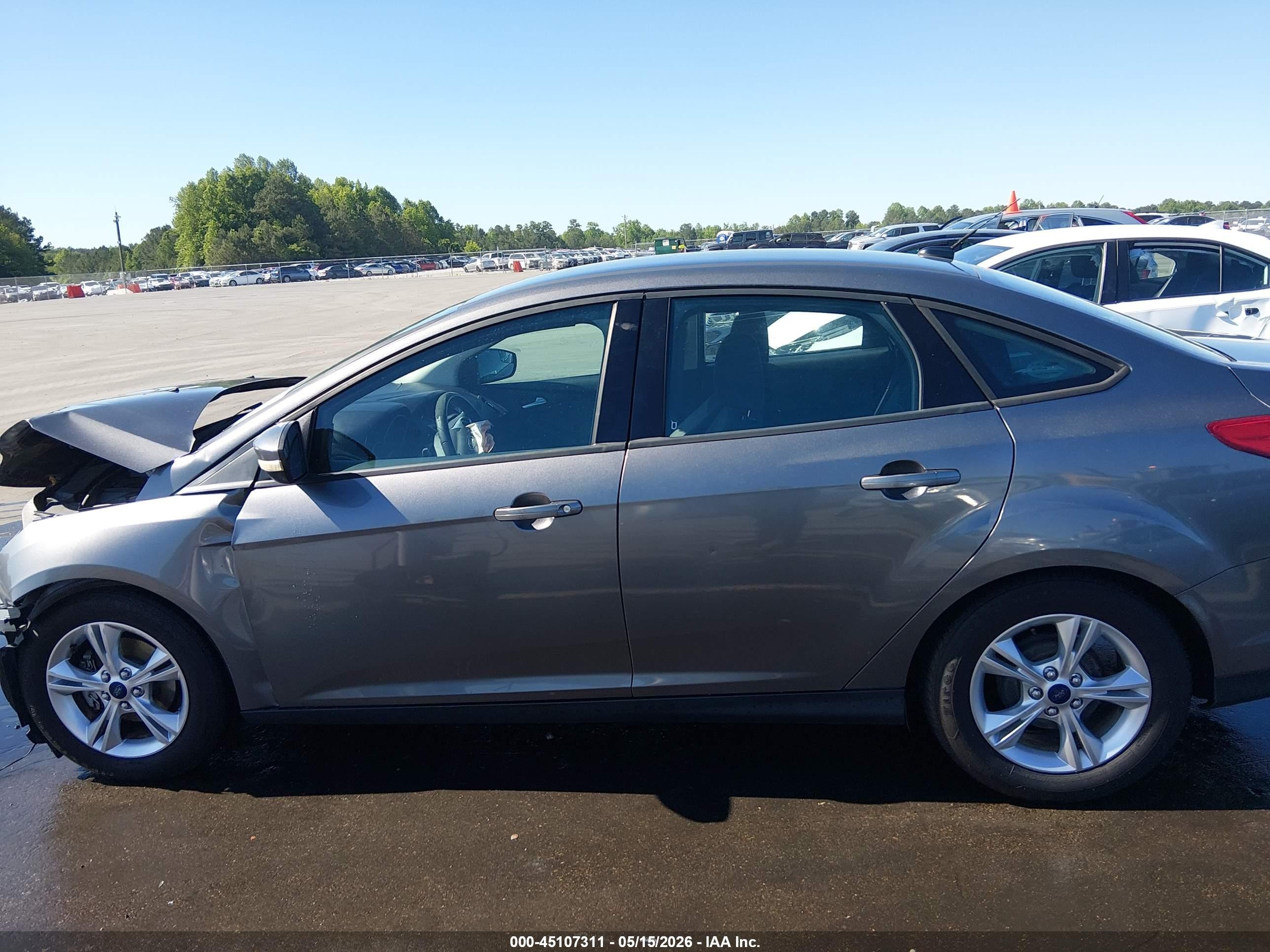 2014 Ford Focus Se Gray vin: 1FADP3F26EL234081