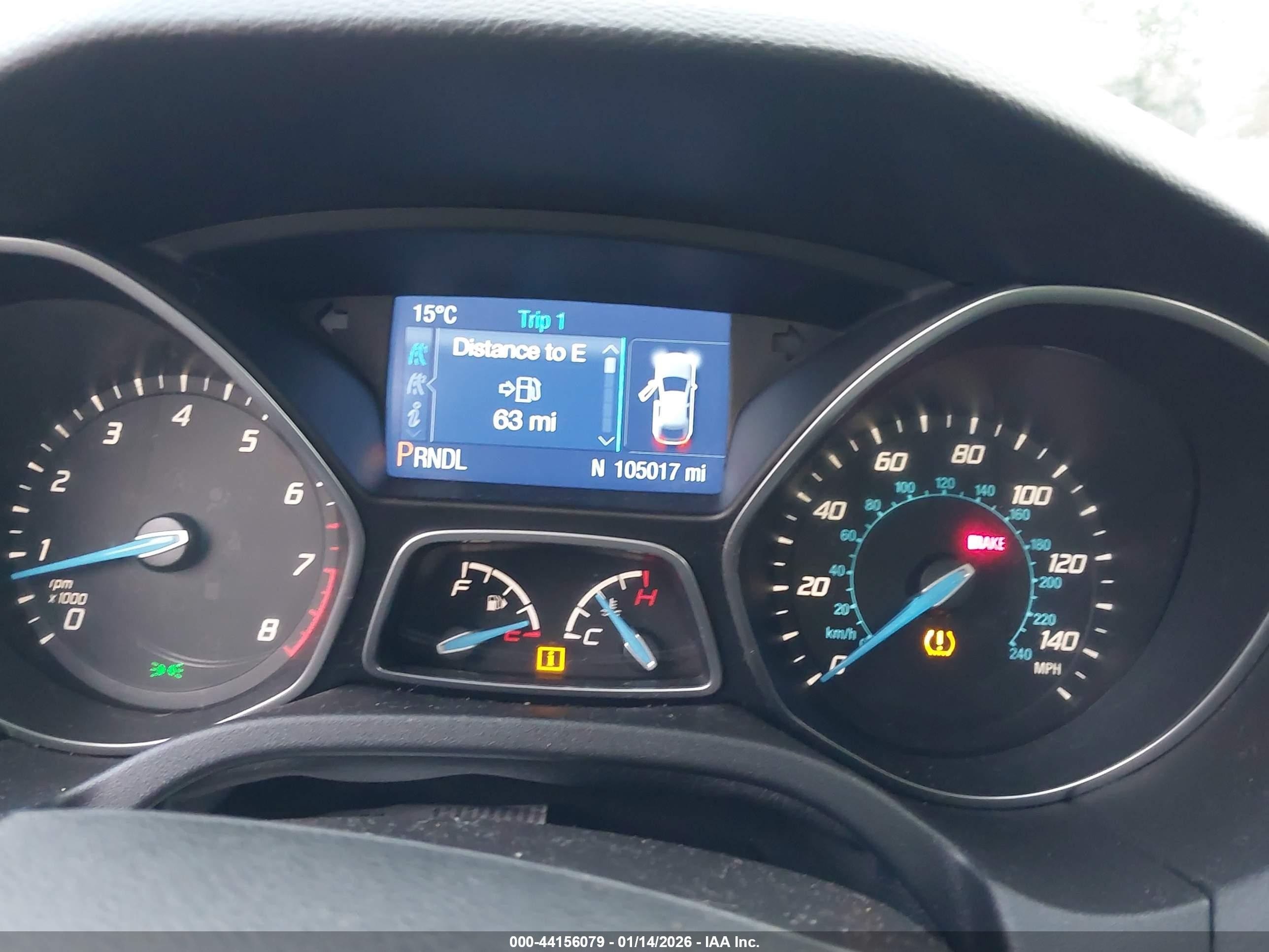 2014 Ford Focus Se Burgundy vin: 1FADP3F26EL238339