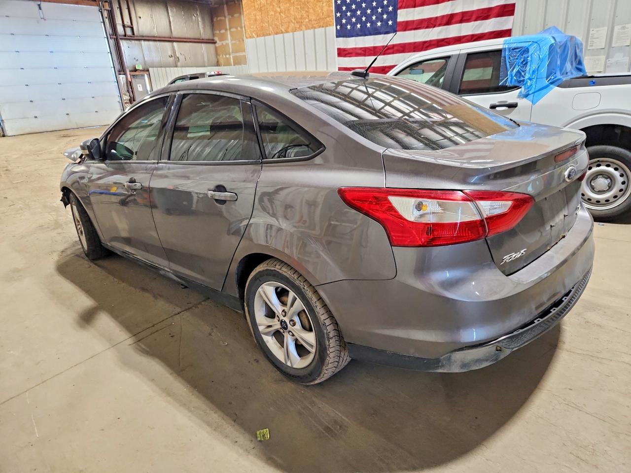 2014 Ford Focus Se Gray vin: 1FADP3F26EL238390