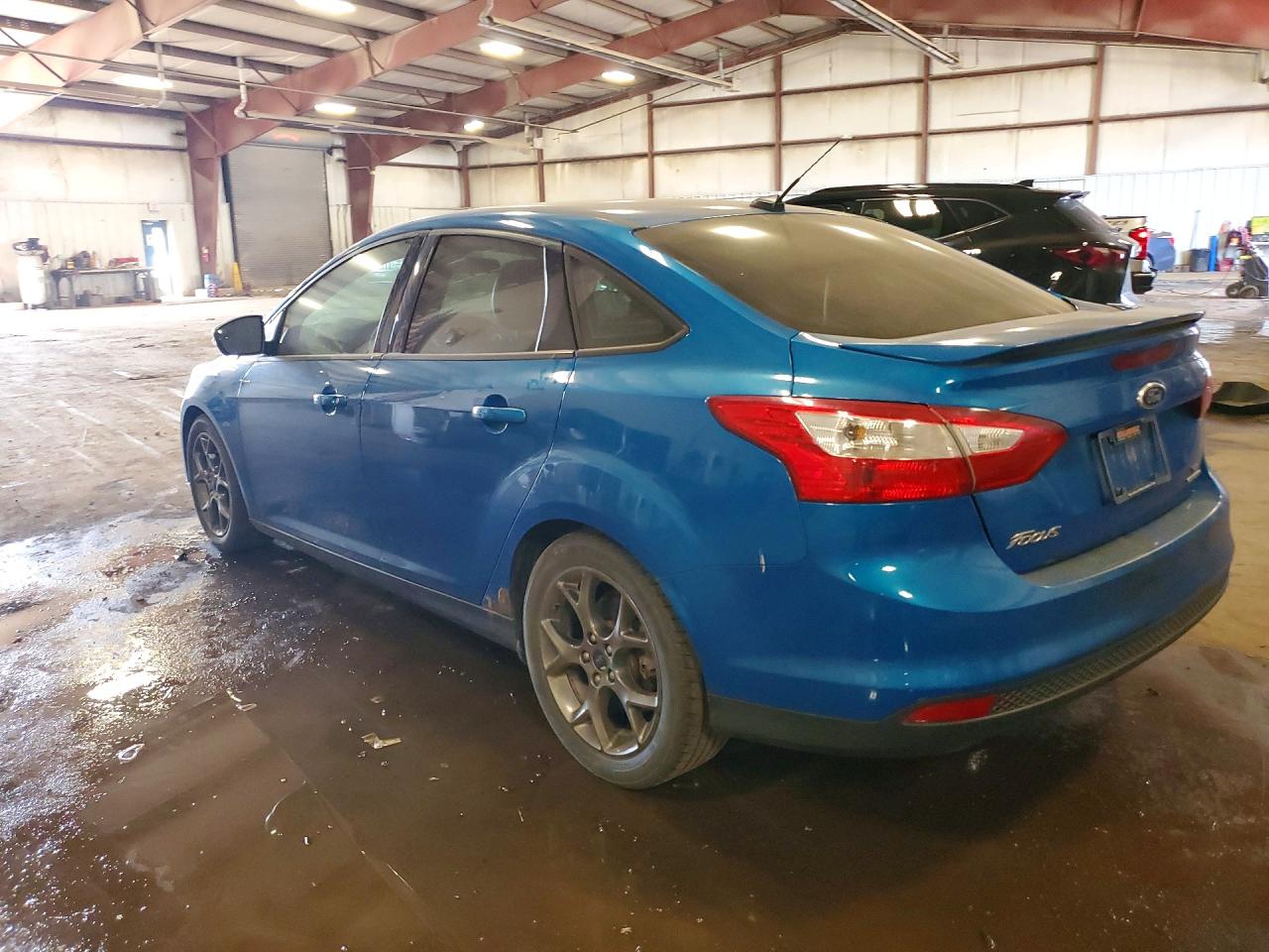 2014 Ford Focus Se Blue vin: 1FADP3F26EL241161