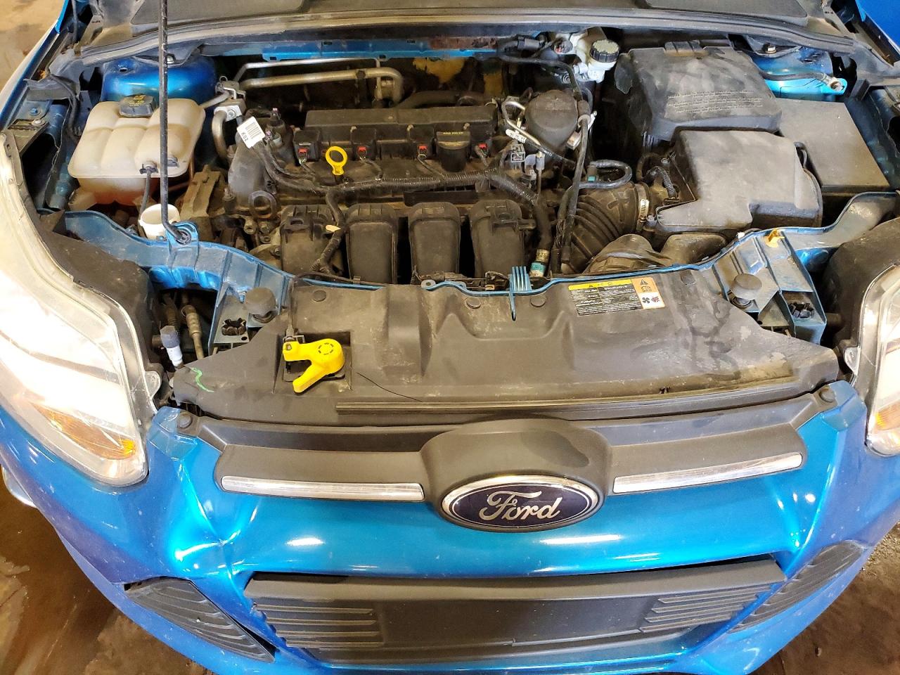 2014 Ford Focus Se Blue vin: 1FADP3F26EL241161