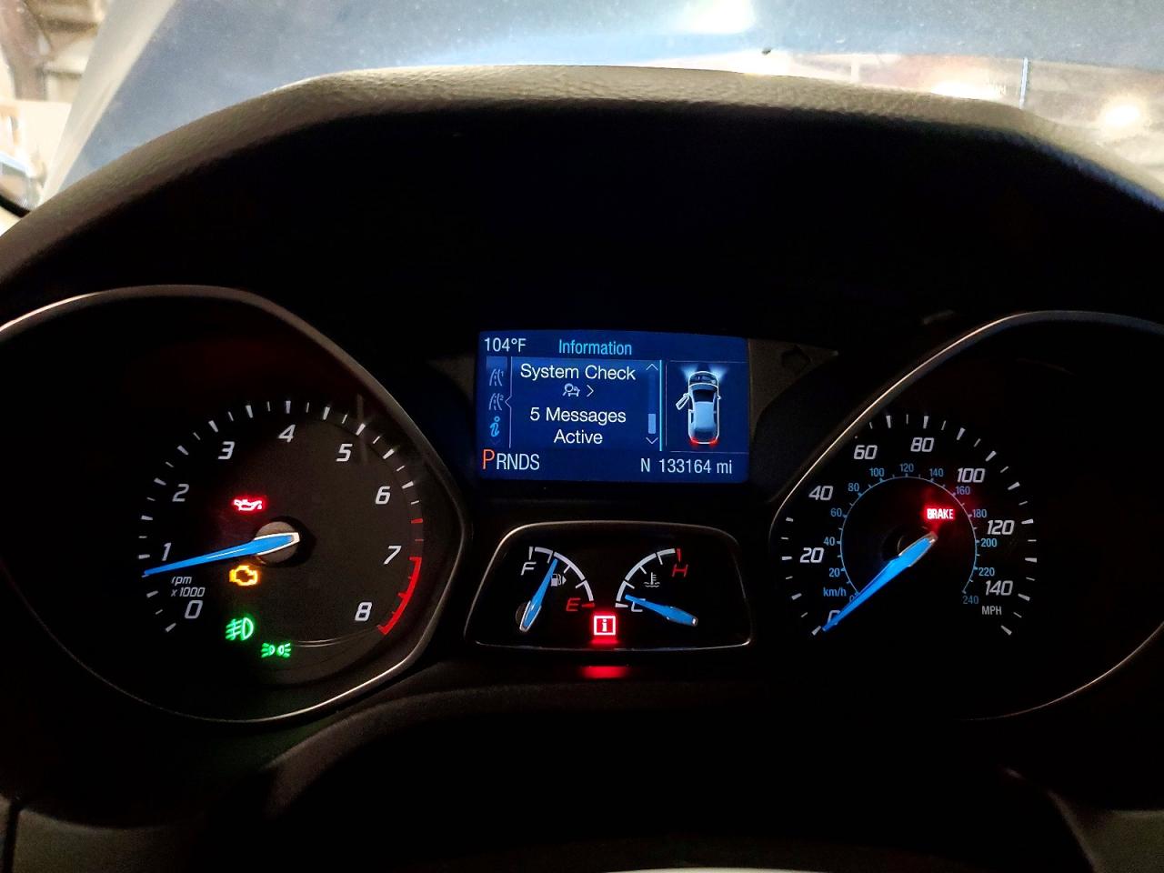 2014 Ford Focus Se Blue vin: 1FADP3F26EL241161