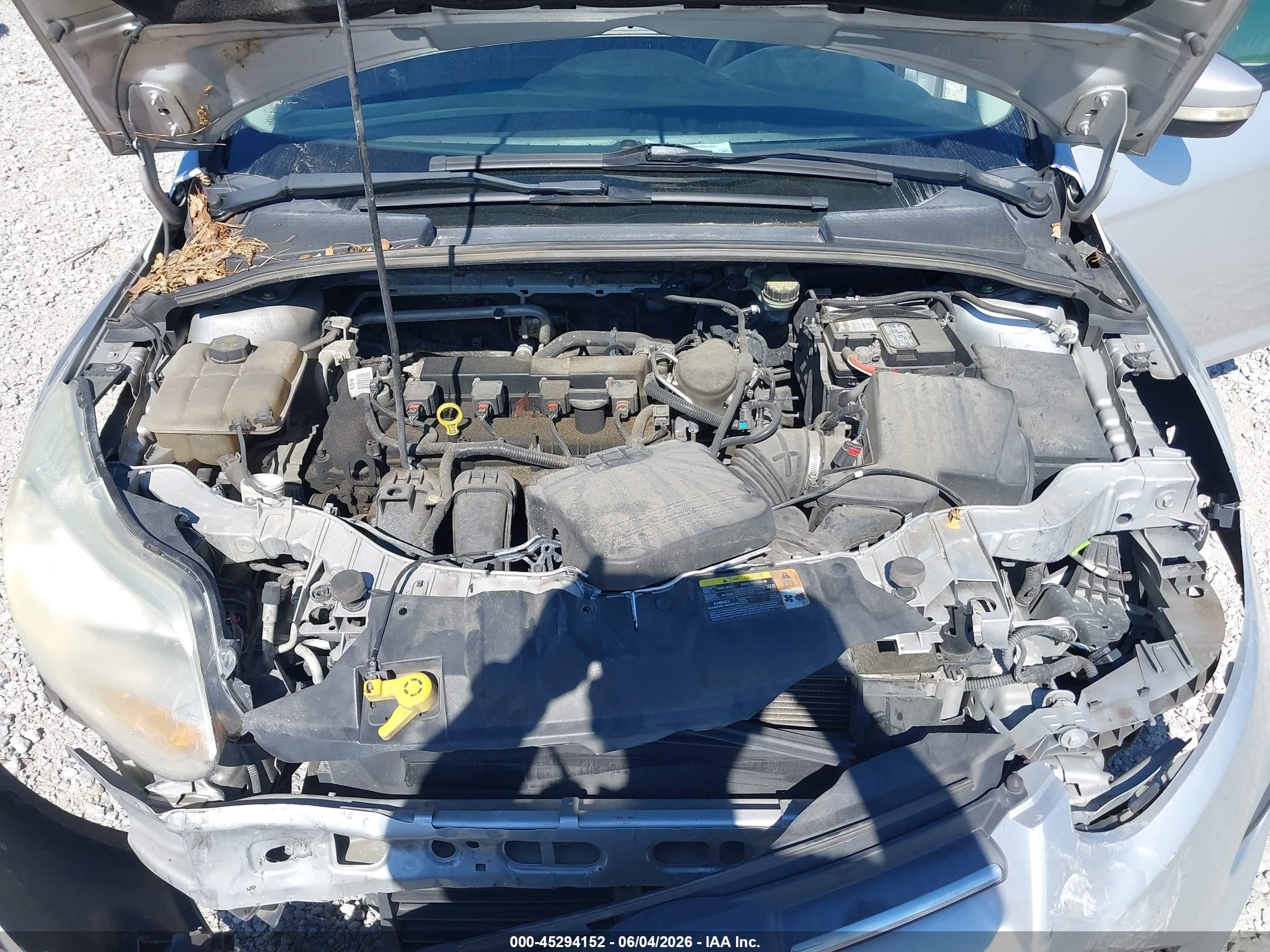 2014 Ford Focus Se Silver vin: 1FADP3F26EL266514
