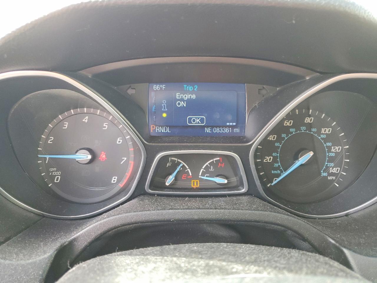 2014 Ford Focus Se Red vin: 1FADP3F26EL278419