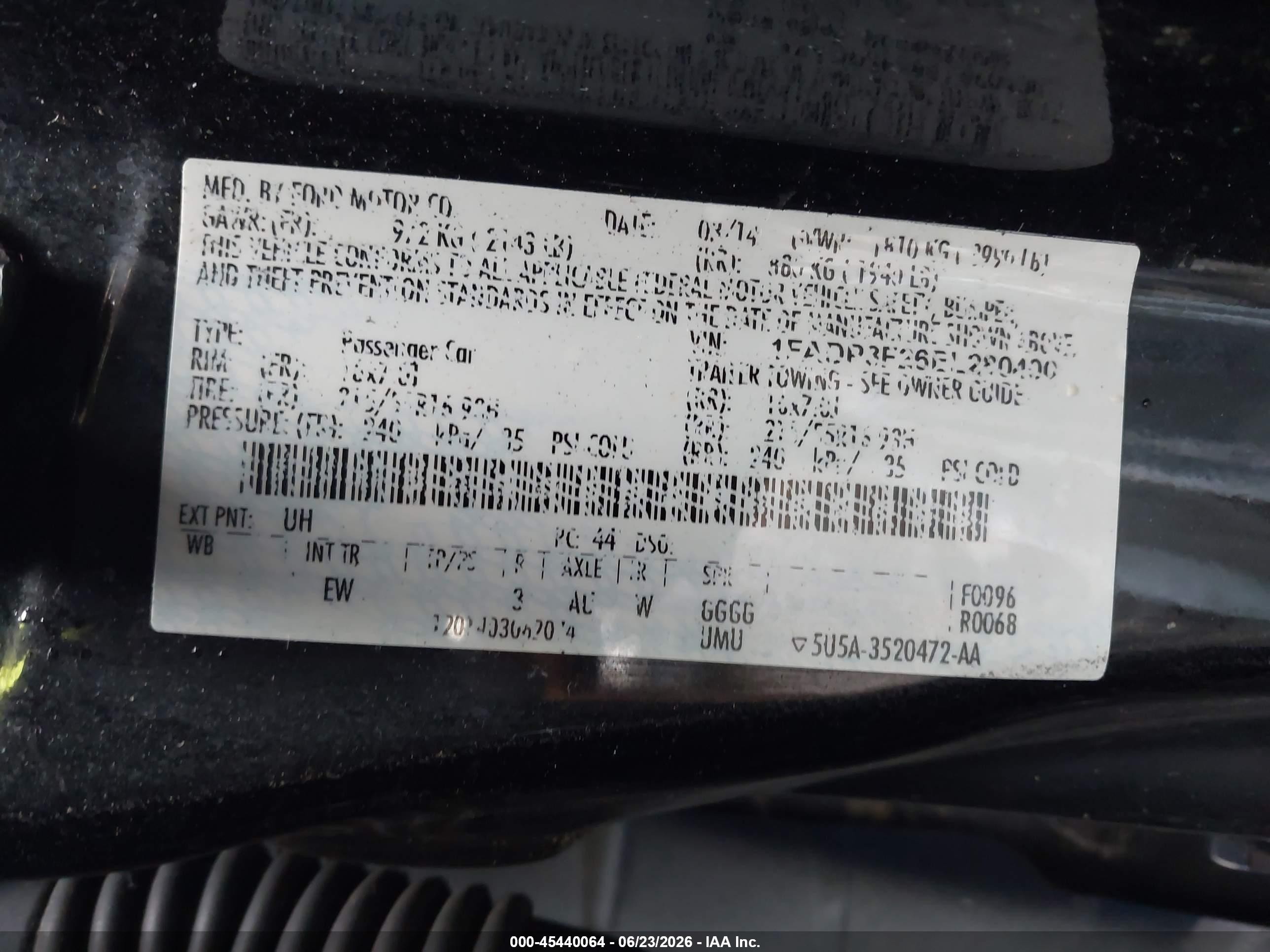 2014 Ford Focus Se Black vin: 1FADP3F26EL280400