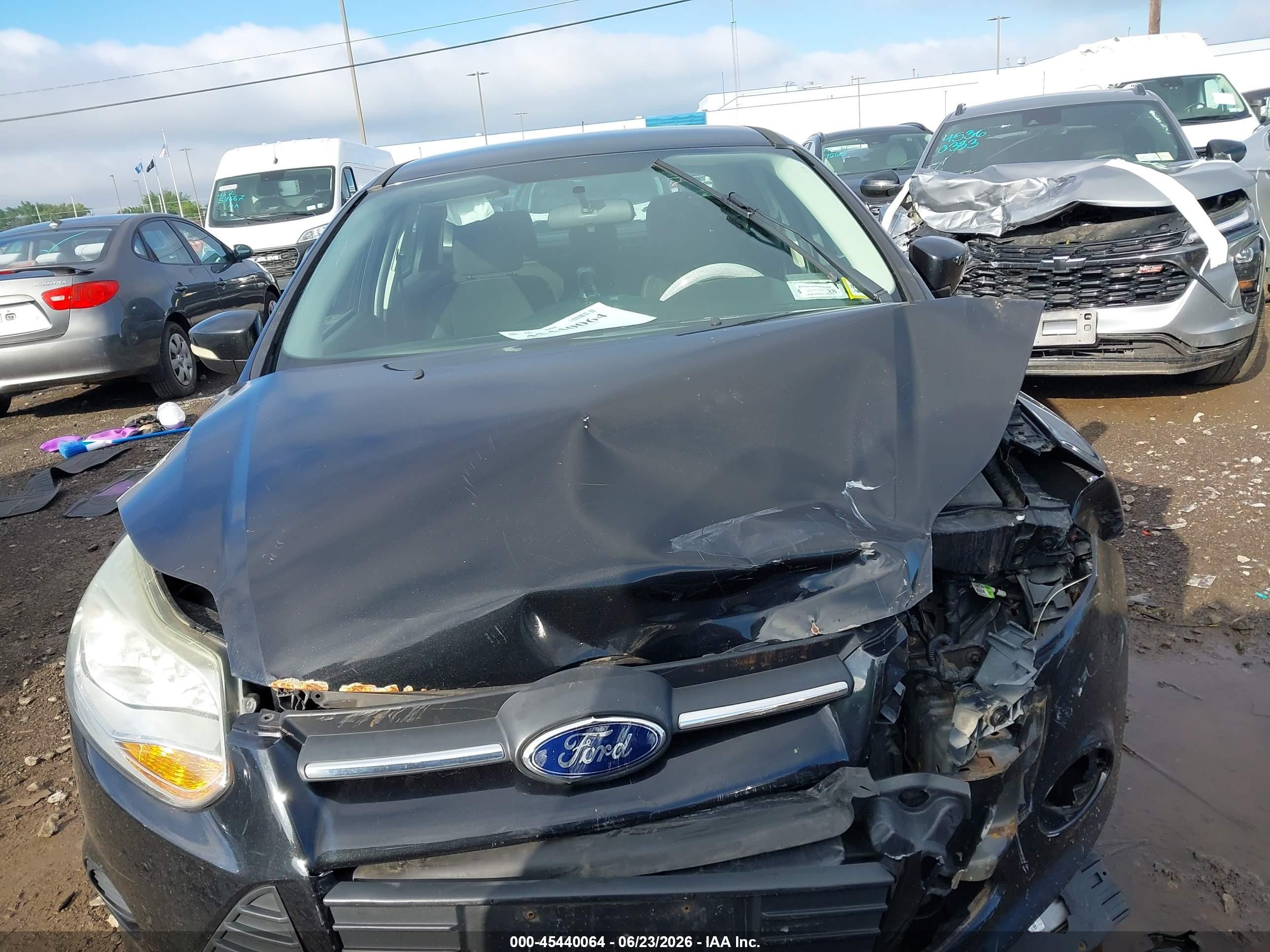 2014 Ford Focus Se Black vin: 1FADP3F26EL280400