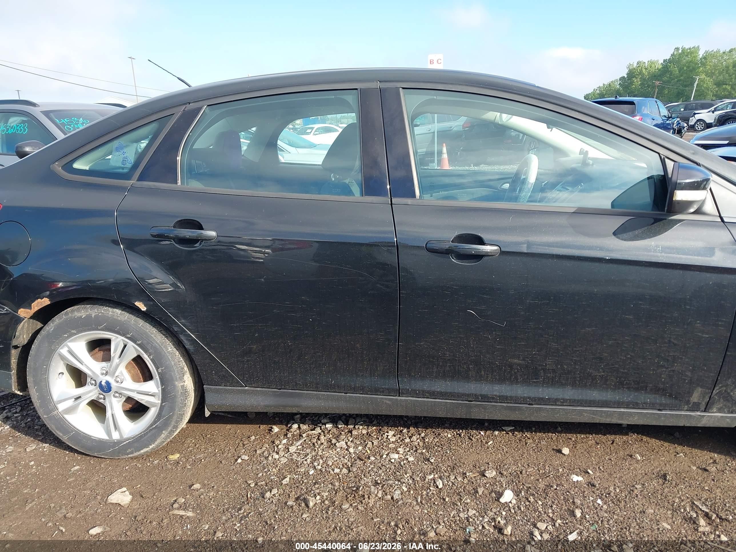 2014 Ford Focus Se Black vin: 1FADP3F26EL280400