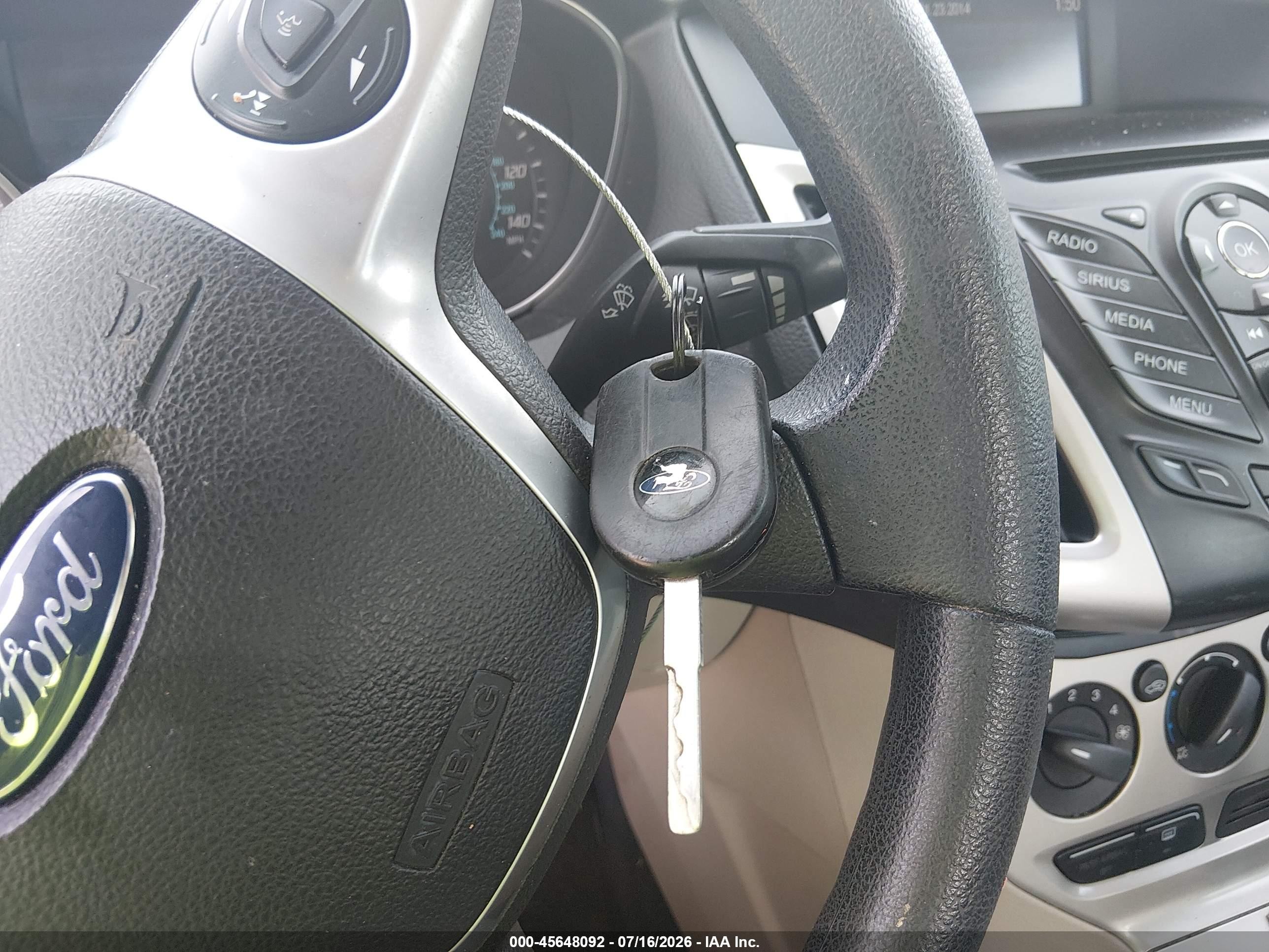 2014 Ford Focus Se Серый vin: 1FADP3F26EL293504