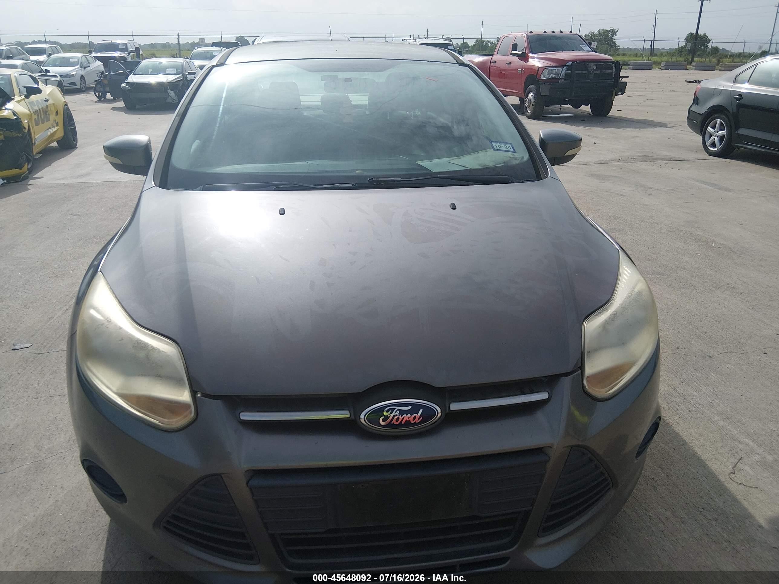 2014 Ford Focus Se Серый vin: 1FADP3F26EL293504
