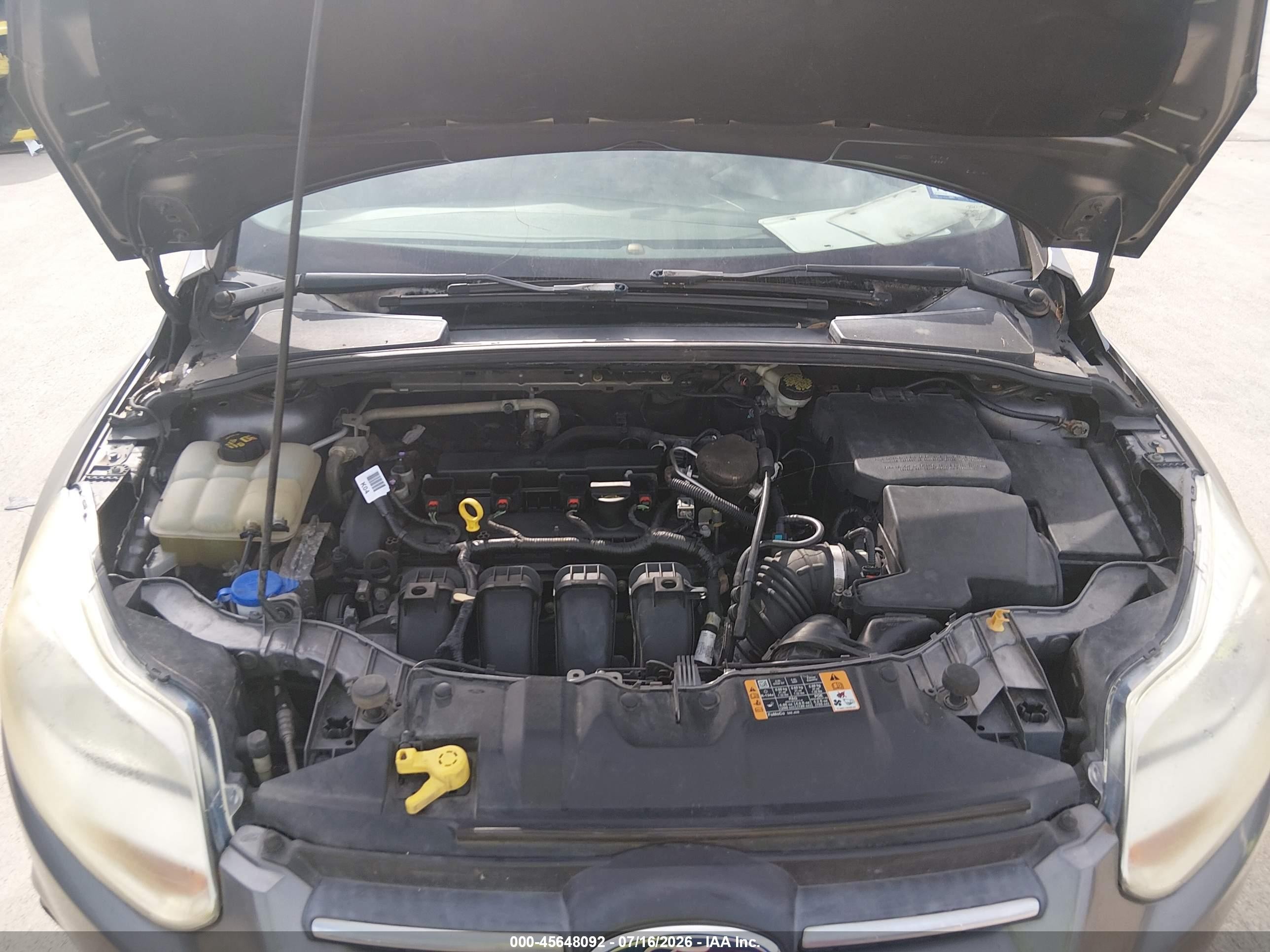 2014 Ford Focus Se Серый vin: 1FADP3F26EL293504