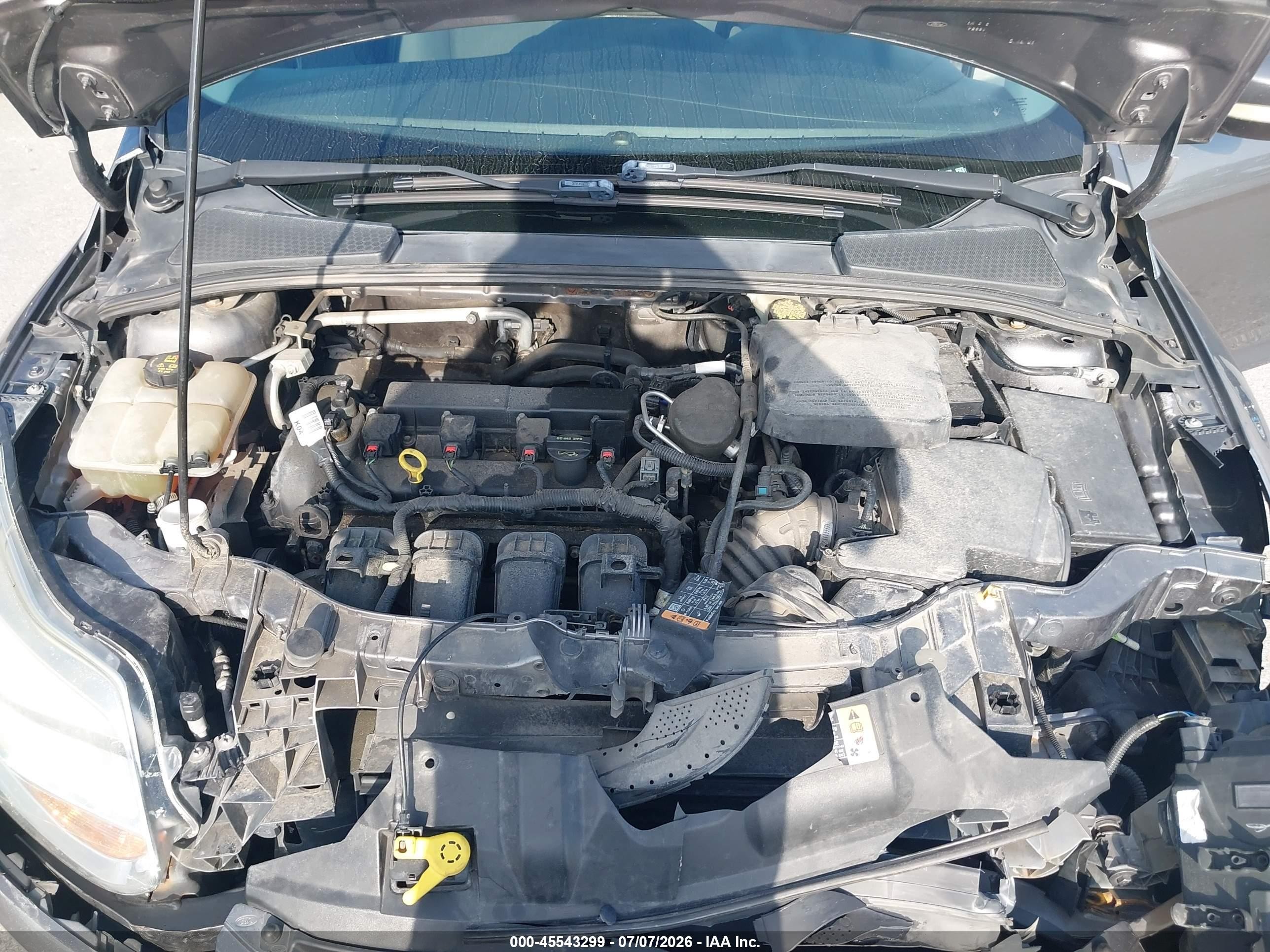 2014 Ford Focus Se Gray vin: 1FADP3F26EL294023